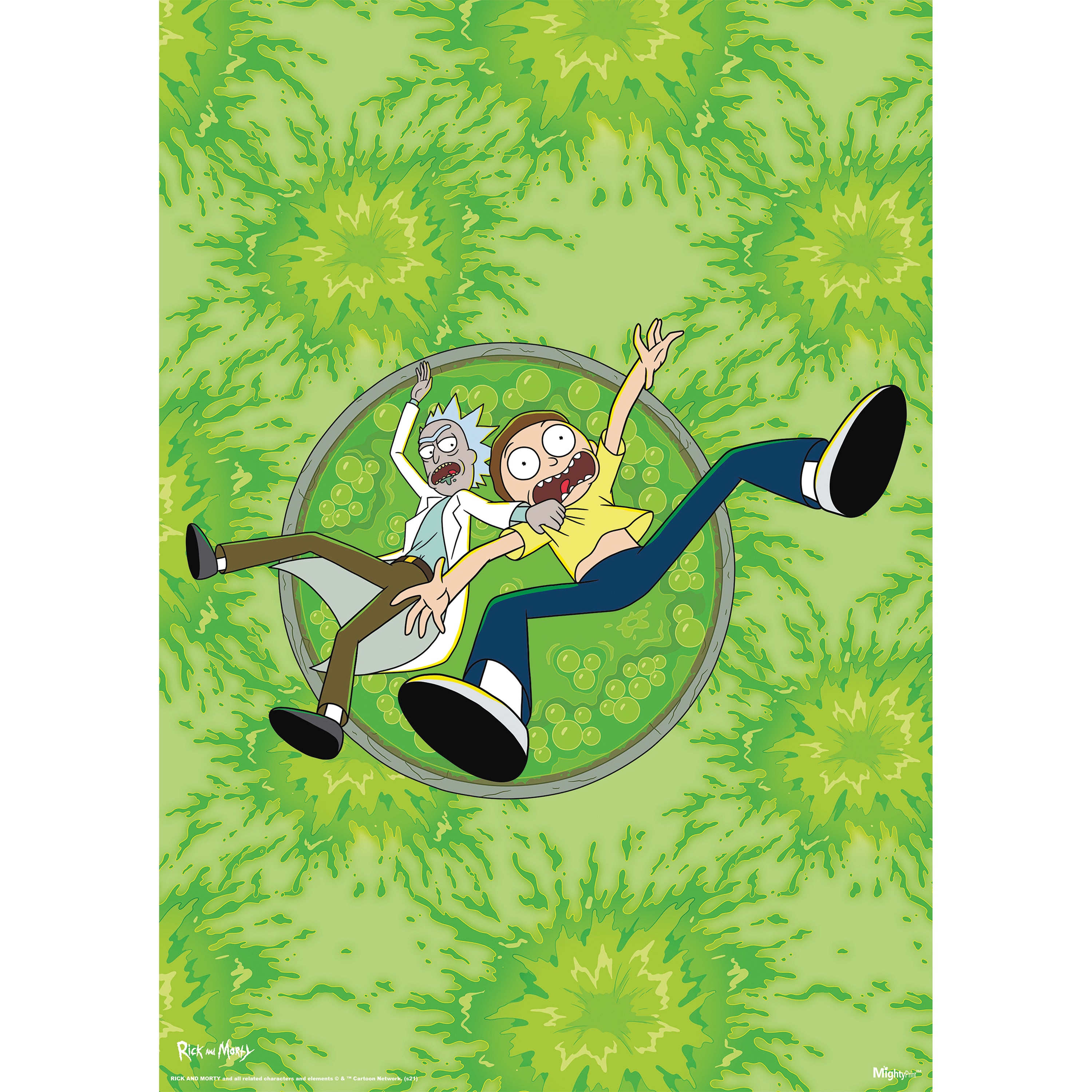 Rick and Morty (Acid) MightyPrint™ Wall Art MP17240690