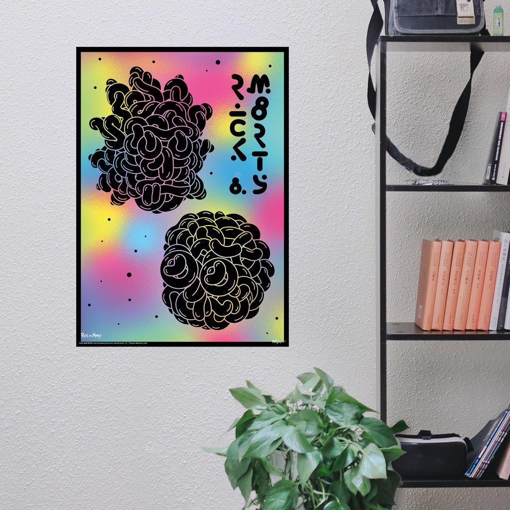 Rick and Morty (Abstract Colors) MightyPrint™ Wall Art MP17240691