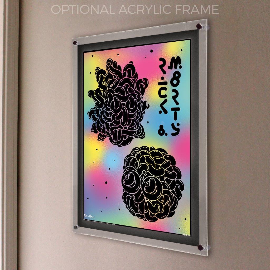 Rick and Morty (Abstract Colors) MightyPrint™ Wall Art MP17240691