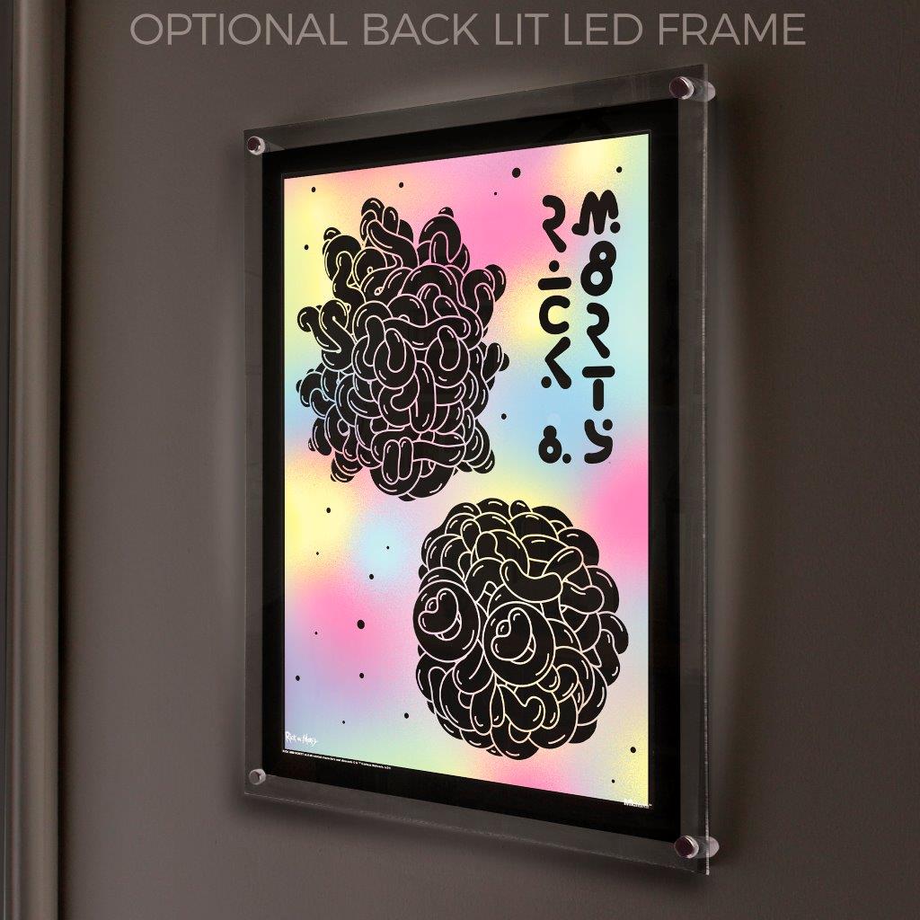 Rick and Morty (Abstract Colors) MightyPrint™ Wall Art MP17240691