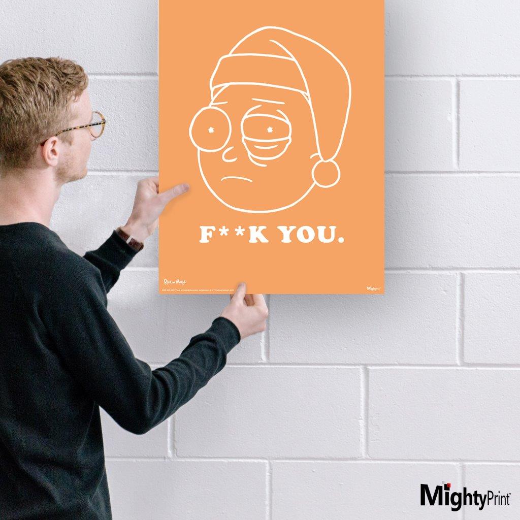 Rick and Morty (FK YOU) MightyPrint™ Wall Art MP17240692