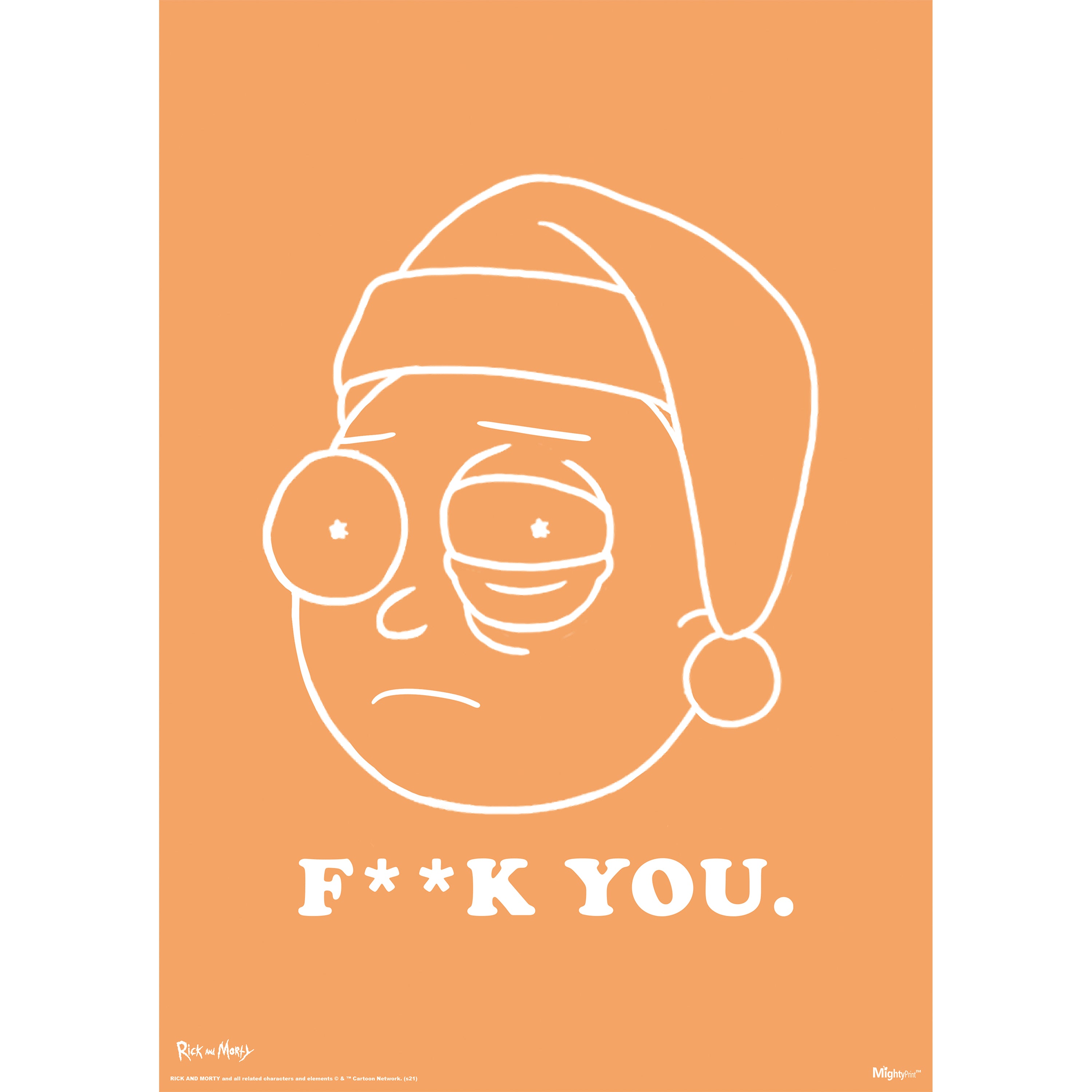 Rick and Morty (FK YOU) MightyPrint™ Wall Art MP17240692