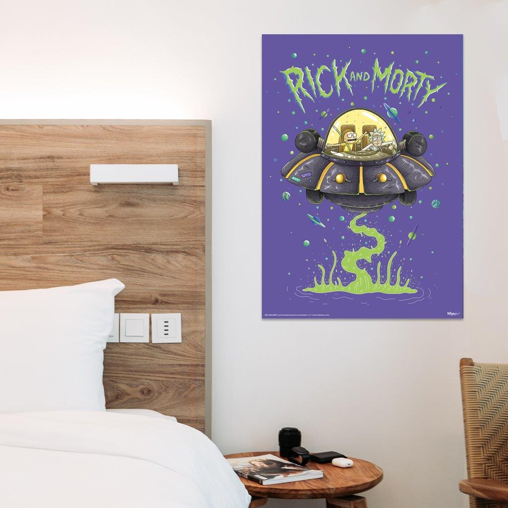 Rick and Morty (Space) MightyPrint™ Wall Art MP17240694