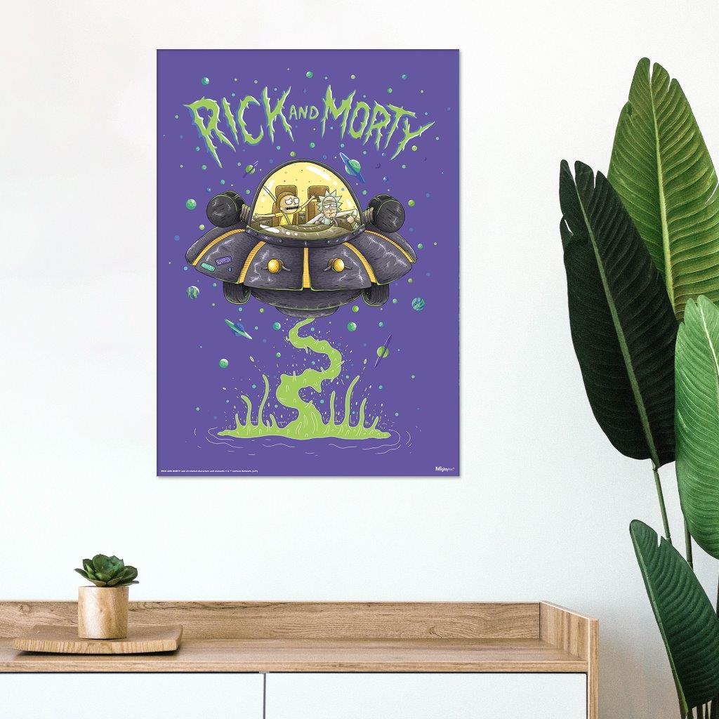 Rick and Morty (Space) MightyPrint™ Wall Art MP17240694