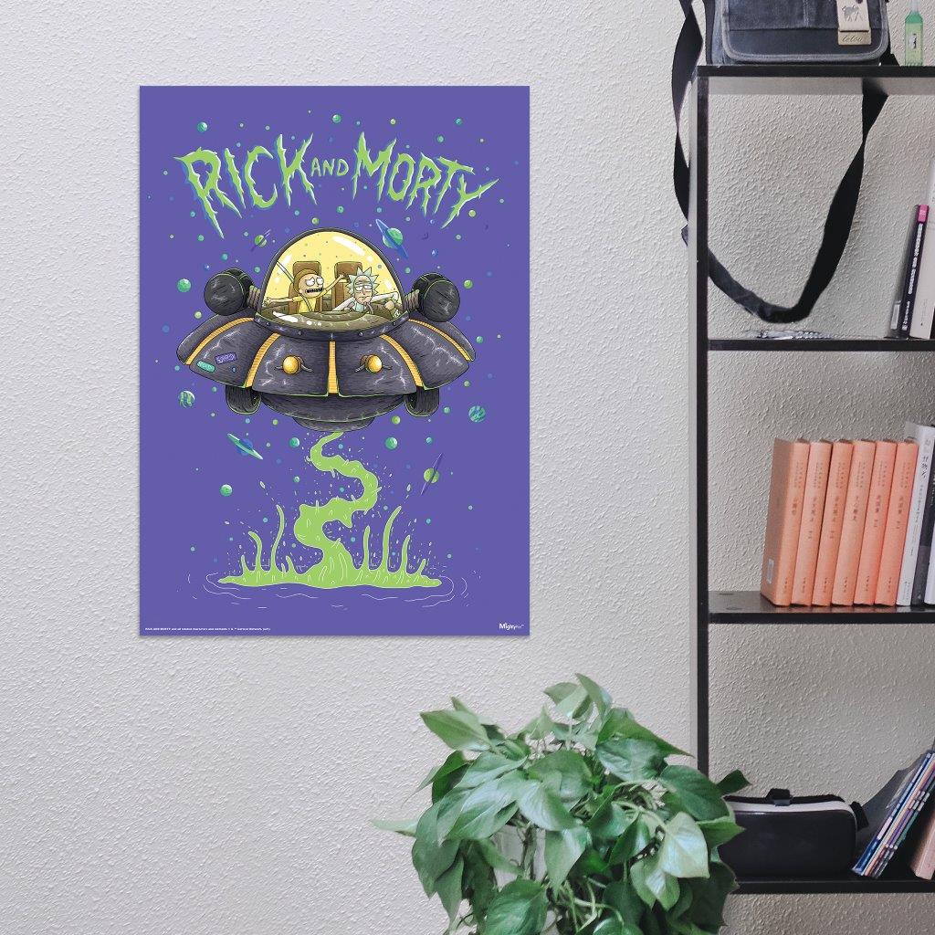 Rick and Morty (Space) MightyPrint™ Wall Art MP17240694