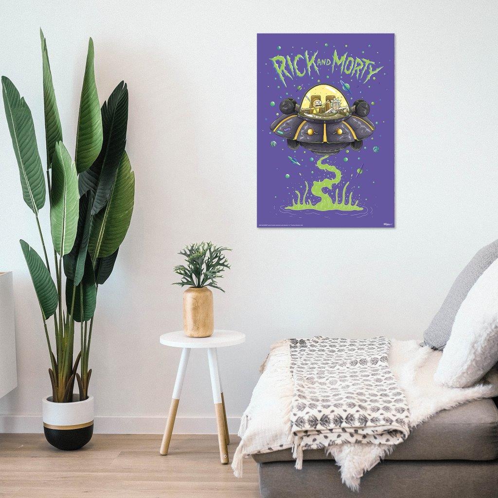 Rick and Morty (Space) MightyPrint™ Wall Art MP17240694