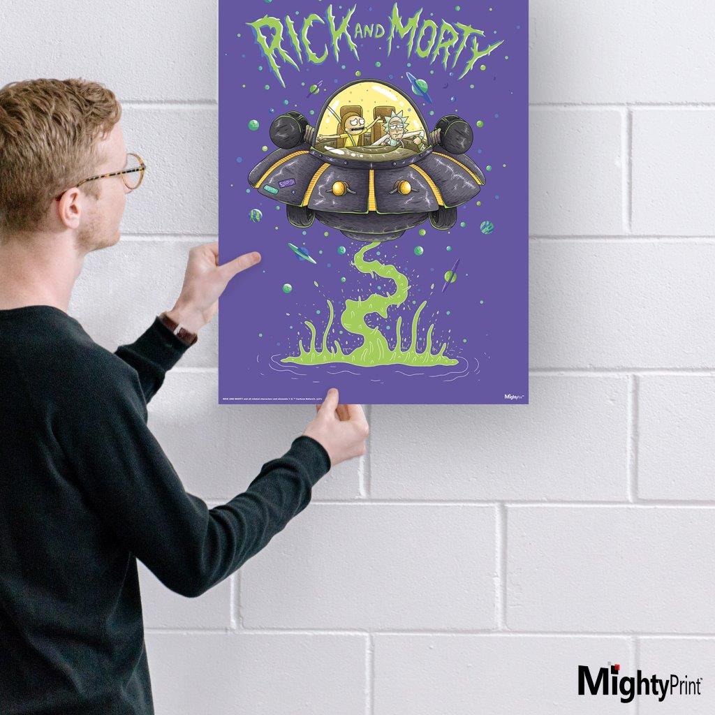Rick and Morty (Space) MightyPrint™ Wall Art MP17240694