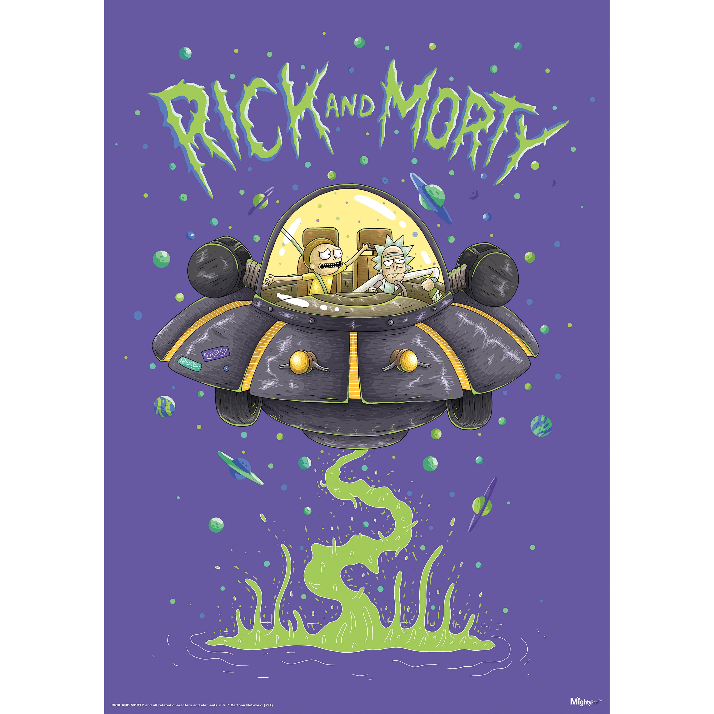 Rick and Morty (Space) MightyPrint™ Wall Art MP17240694