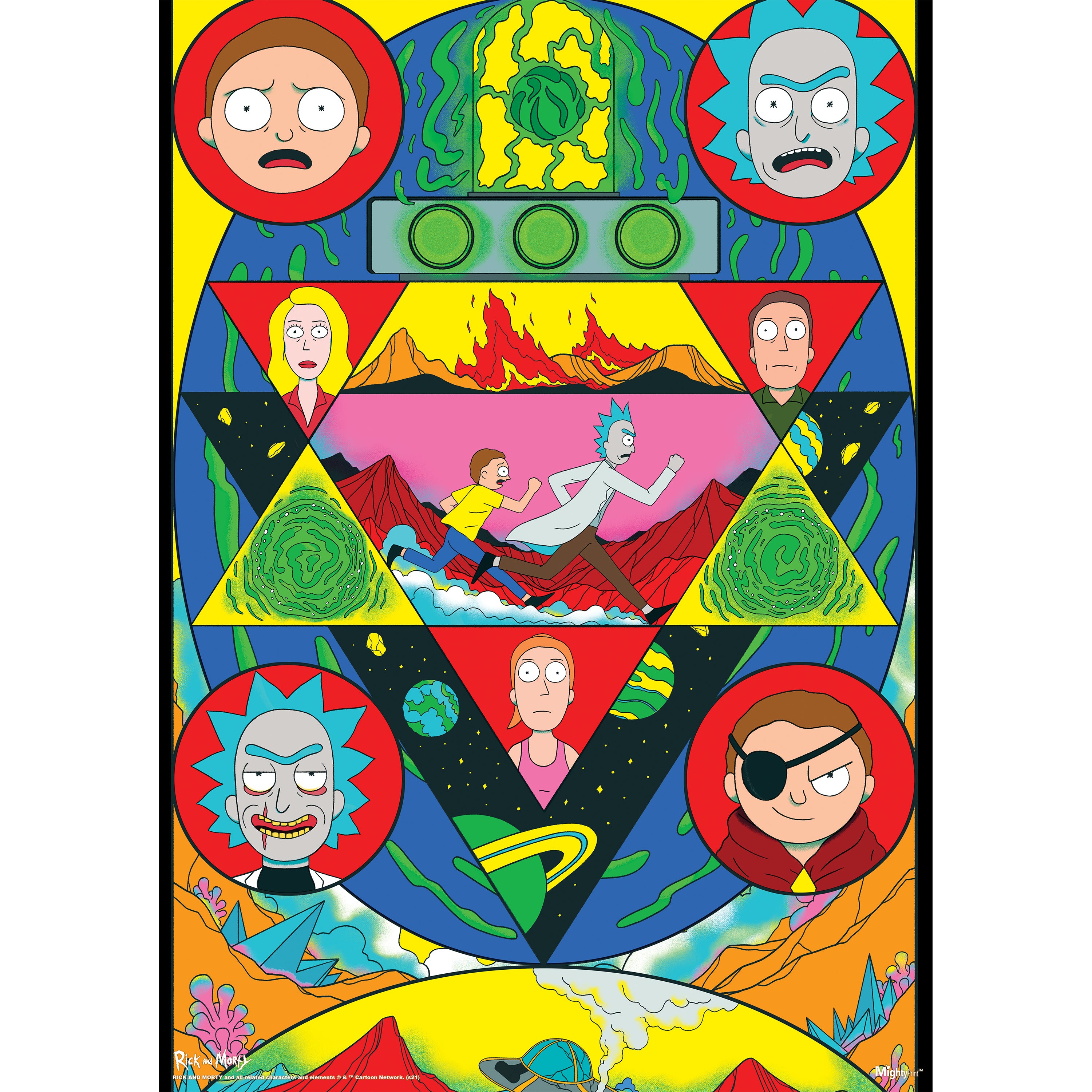 Rick and Morty (Immortal) MightyPrint™ Wall Art MP17240696