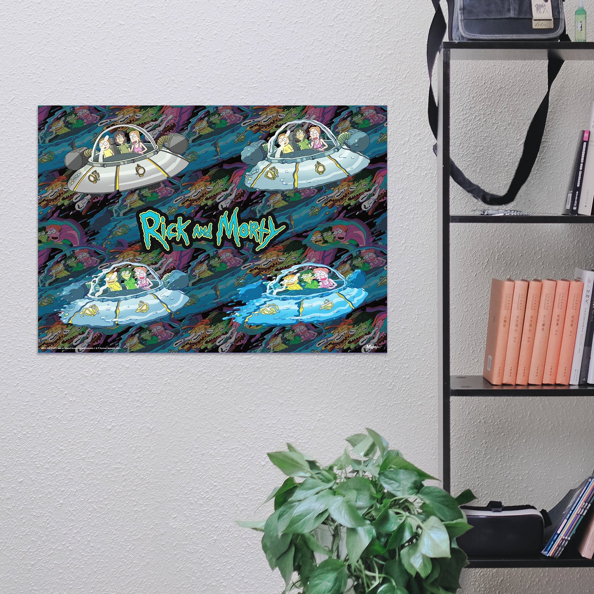 Rick and Morty (Ship Melt) MightyPrint™ Wall Art MP17240697