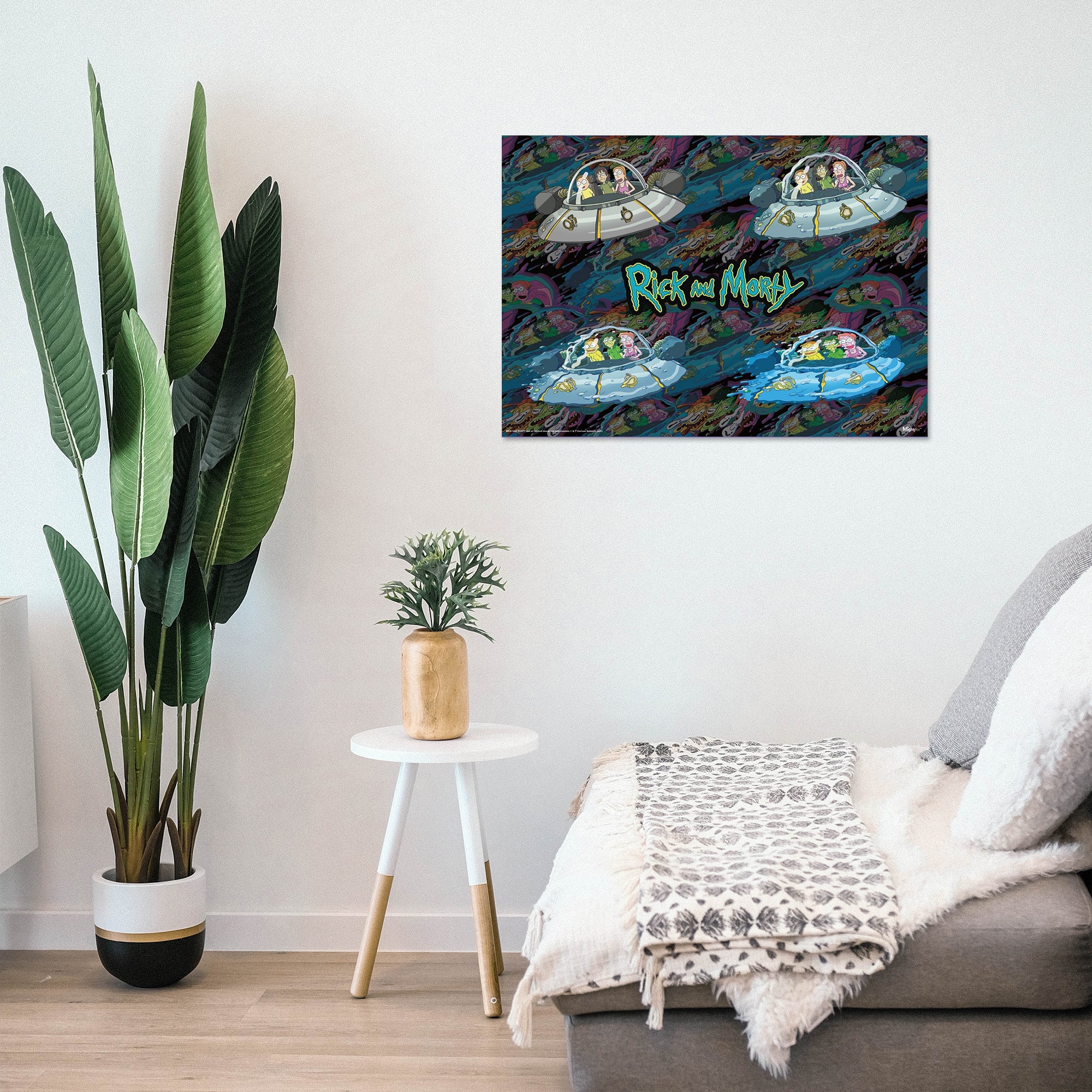 Rick and Morty (Ship Melt) MightyPrint™ Wall Art MP17240697