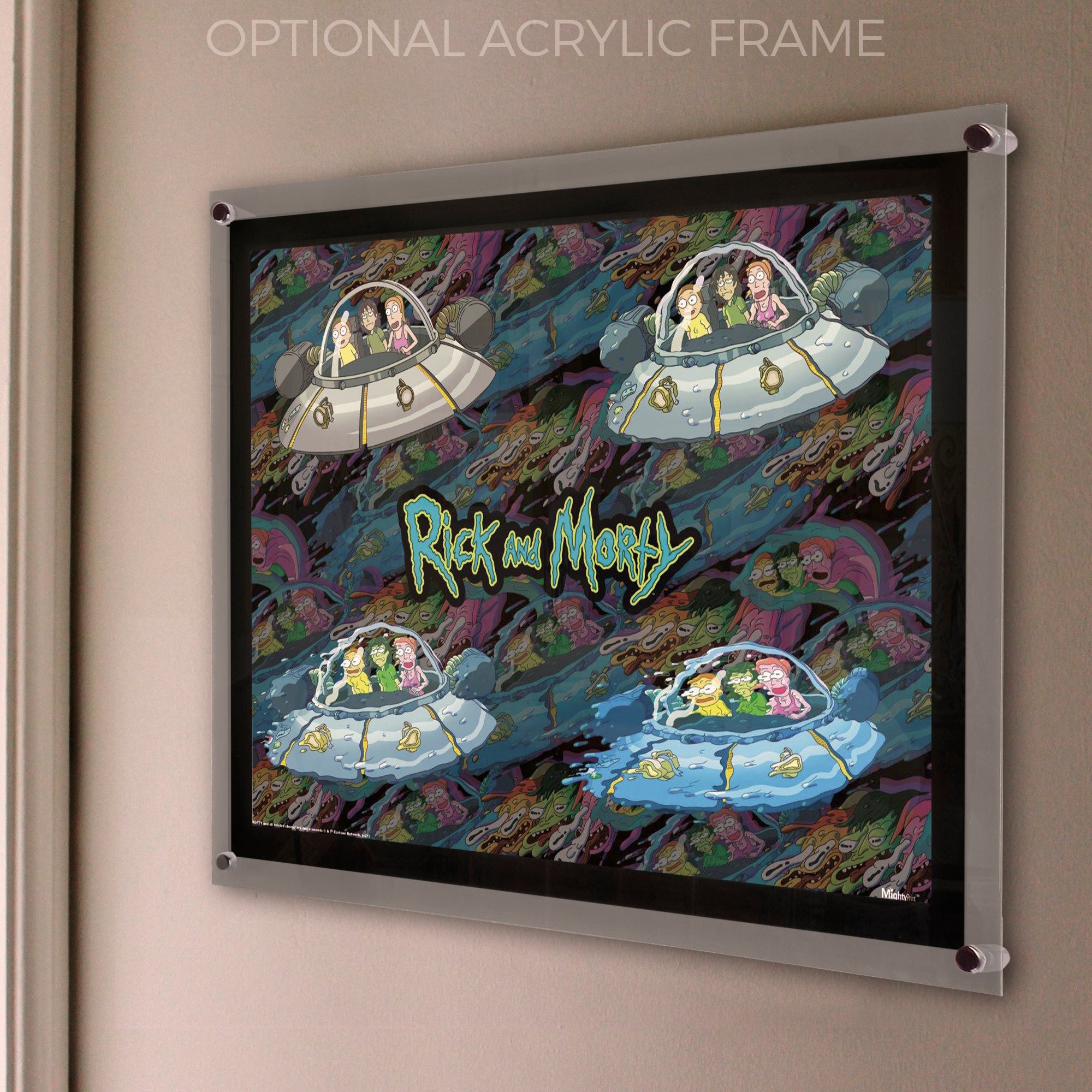 Rick and Morty (Ship Melt) MightyPrint™ Wall Art MP17240697