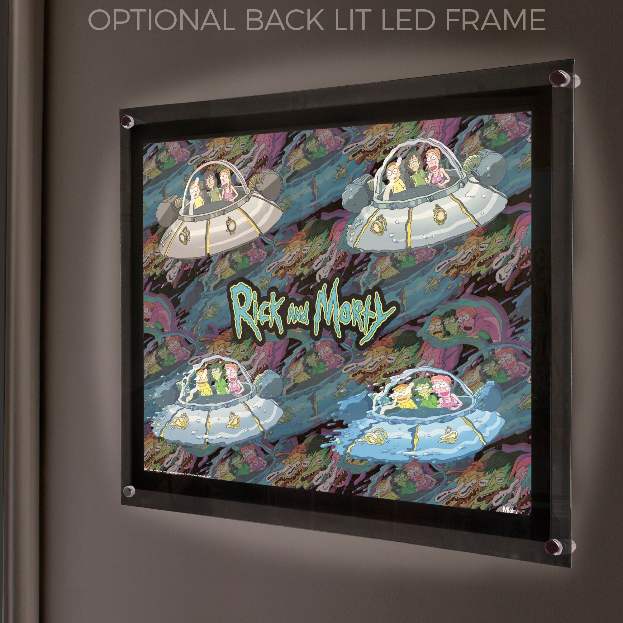 Rick and Morty (Ship Melt) MightyPrint™ Wall Art MP17240697