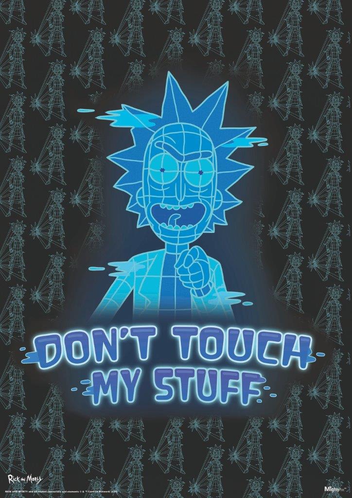 Rick and Morty (Don't Touch My Stuff) MightyPrint™ Wall Art MP17240698