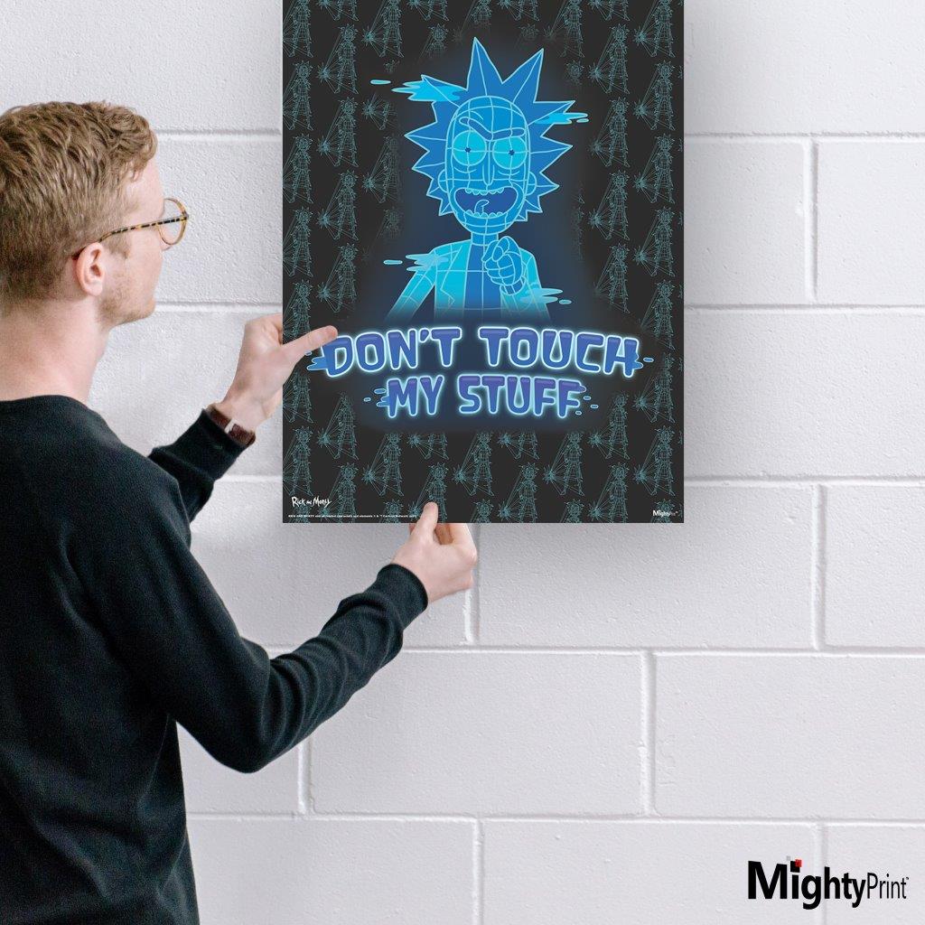 Rick and Morty (Don't Touch My Stuff) MightyPrint™ Wall Art MP17240698