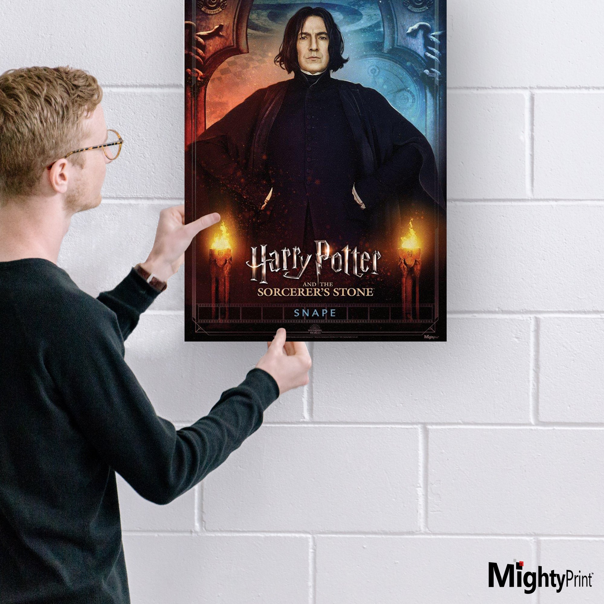 Harry Potter and the Sorcerers Stone (20th Anniversary - Snape) MightyPrint™ Wall Art MP17240701