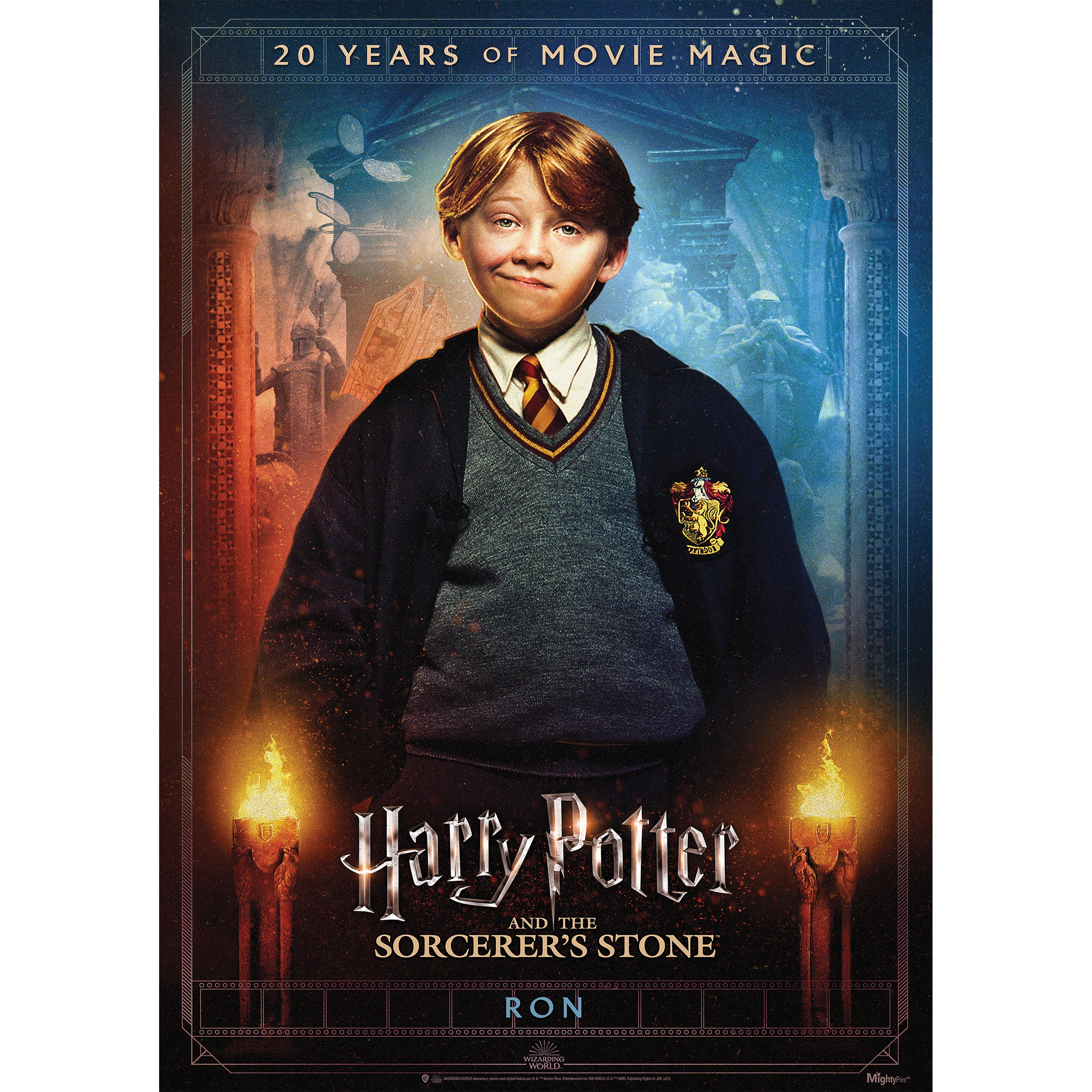 Harry Potter and the Sorcerers Stone (20th Anniversary - Ron) MightyPrint™ Wall Art MP17240702
