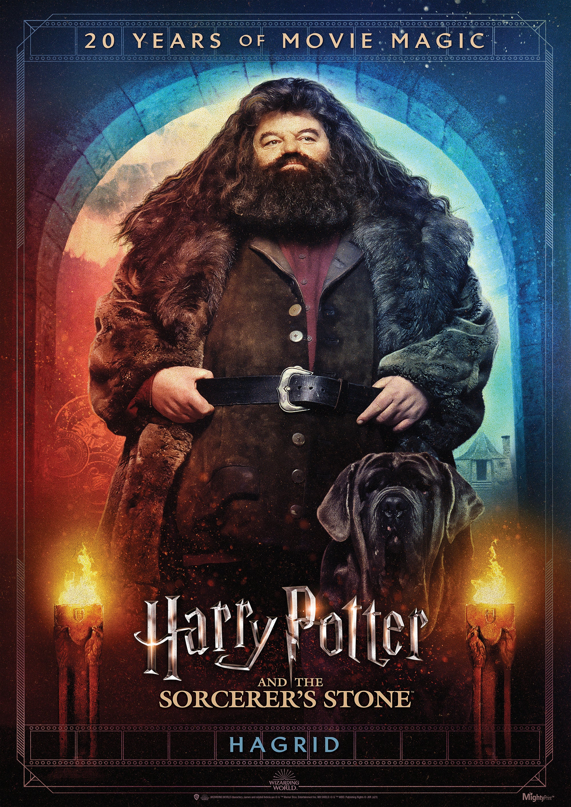 Harry Potter and the Sorcerers Stone (20th Anniversary - Hagrid) MightyPrint™ Wall Art MP17240703