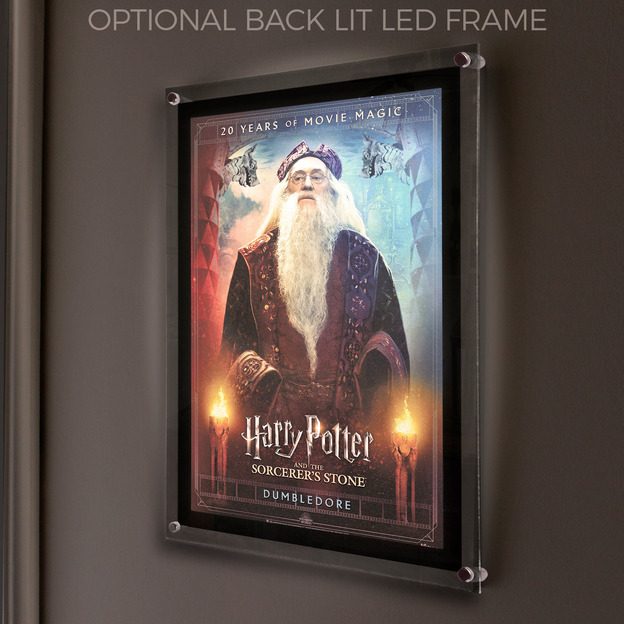 Harry Potter and the Sorcerers Stone (20th Anniversary - Dumbledore) MightyPrint™ Wall Art MP17240704