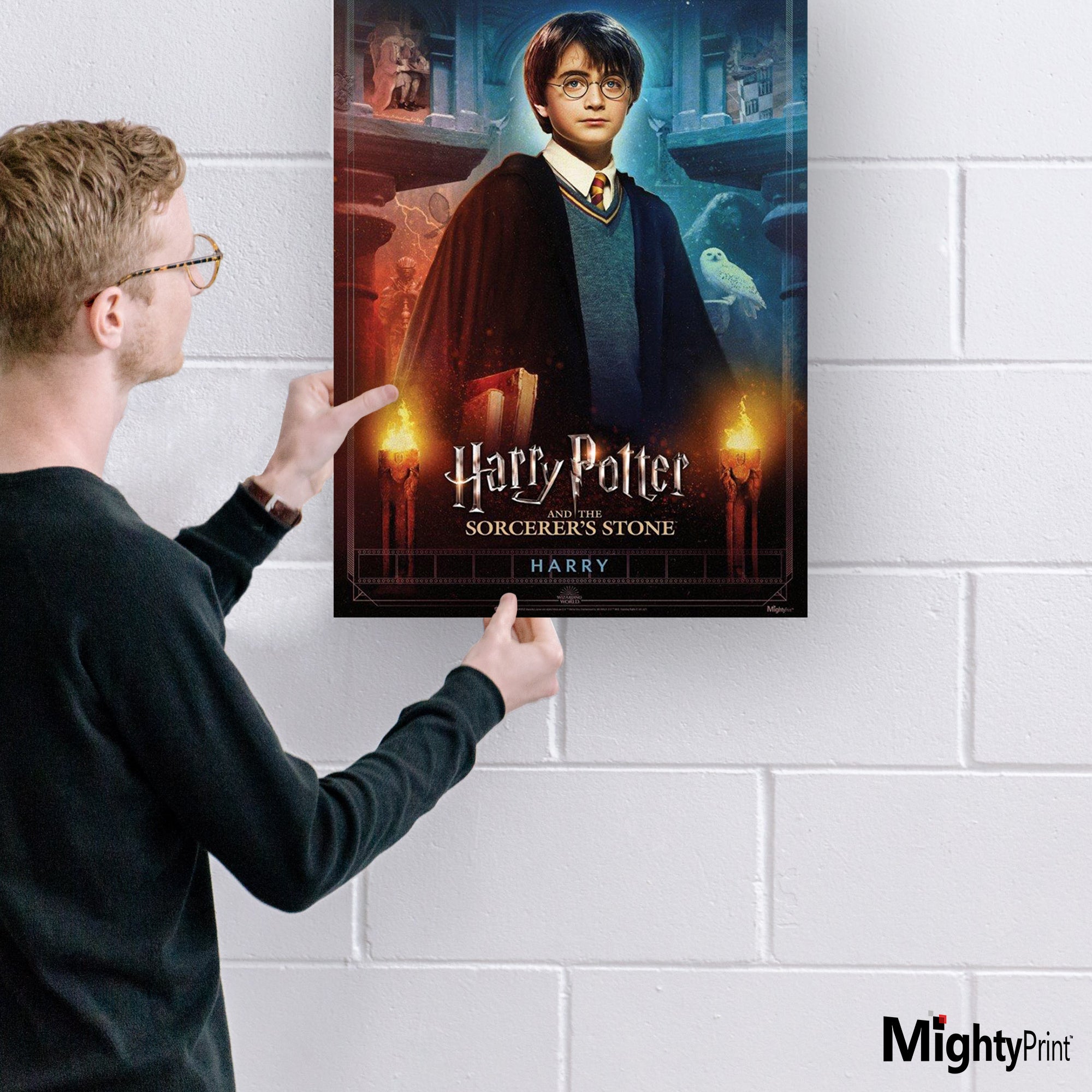 Harry Potter and the Sorcerers Stone (20th Anniversary - Harry) MightyPrint™ Wall Art MP17240705