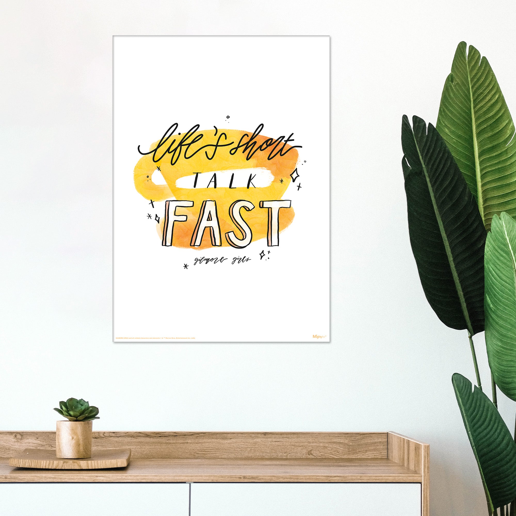 Gilmore Girls (Lifes Short Talk Fast) MightyPrint™ Wall Art MP17240710