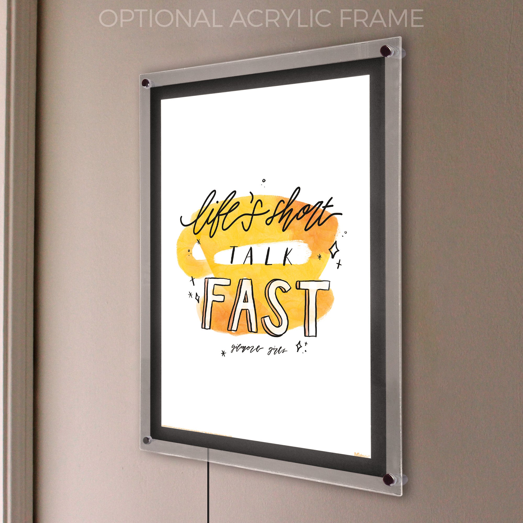 Gilmore Girls (Lifes Short Talk Fast) MightyPrint™ Wall Art MP17240710