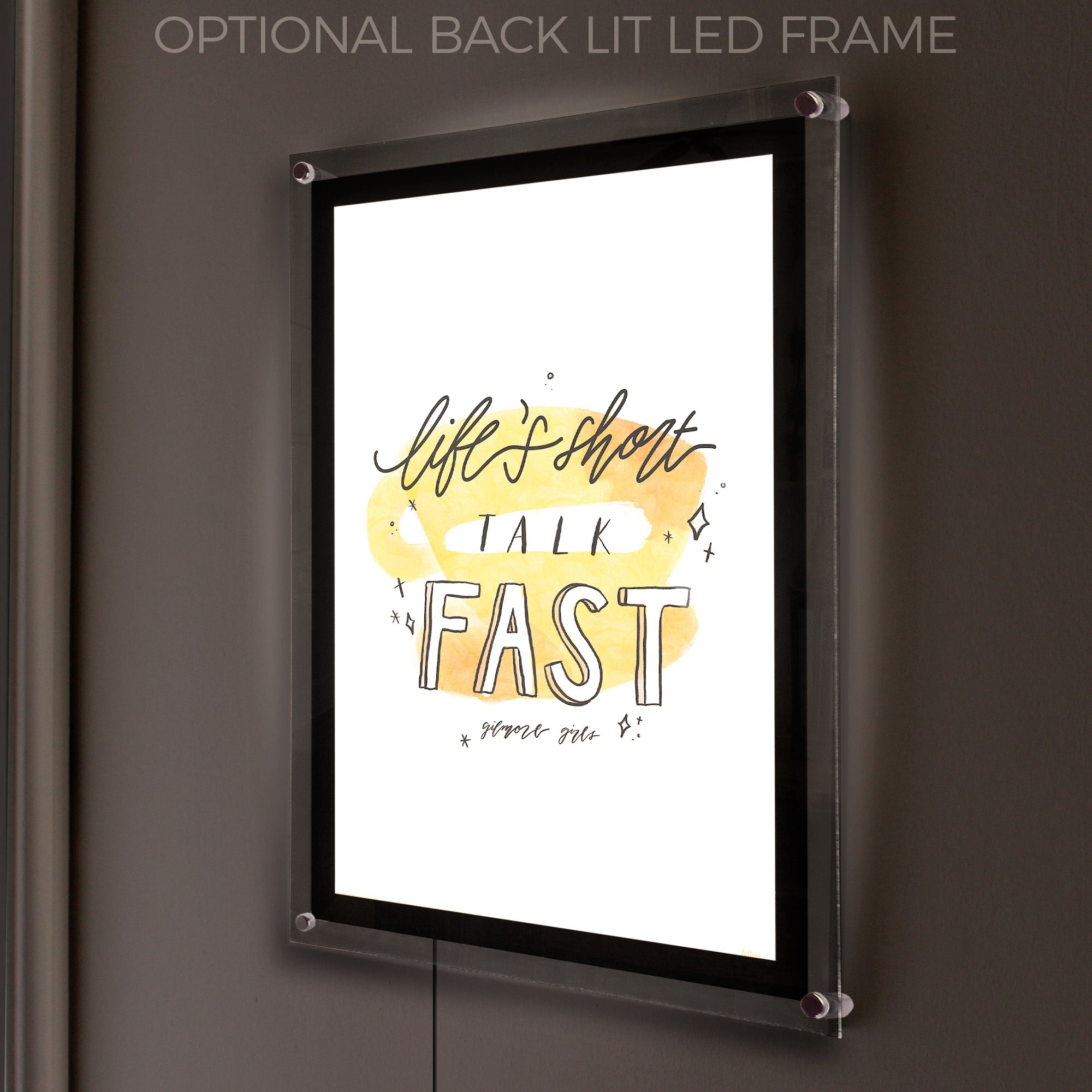 Gilmore Girls (Lifes Short Talk Fast) MightyPrint™ Wall Art MP17240710