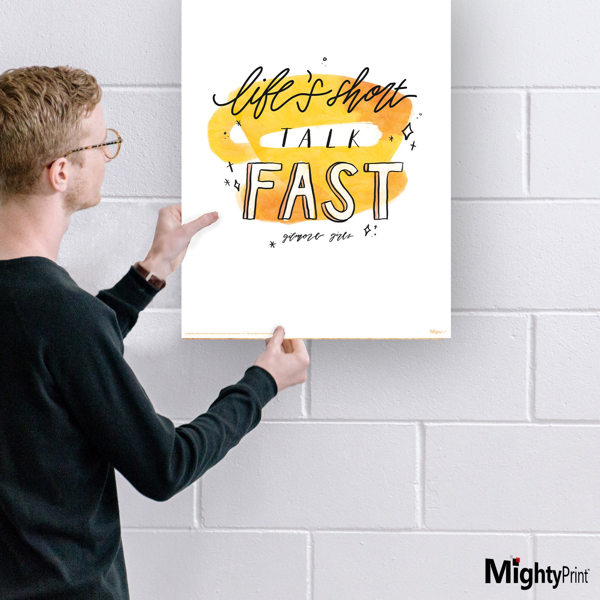 Gilmore Girls (Lifes Short Talk Fast) MightyPrint™ Wall Art MP17240710