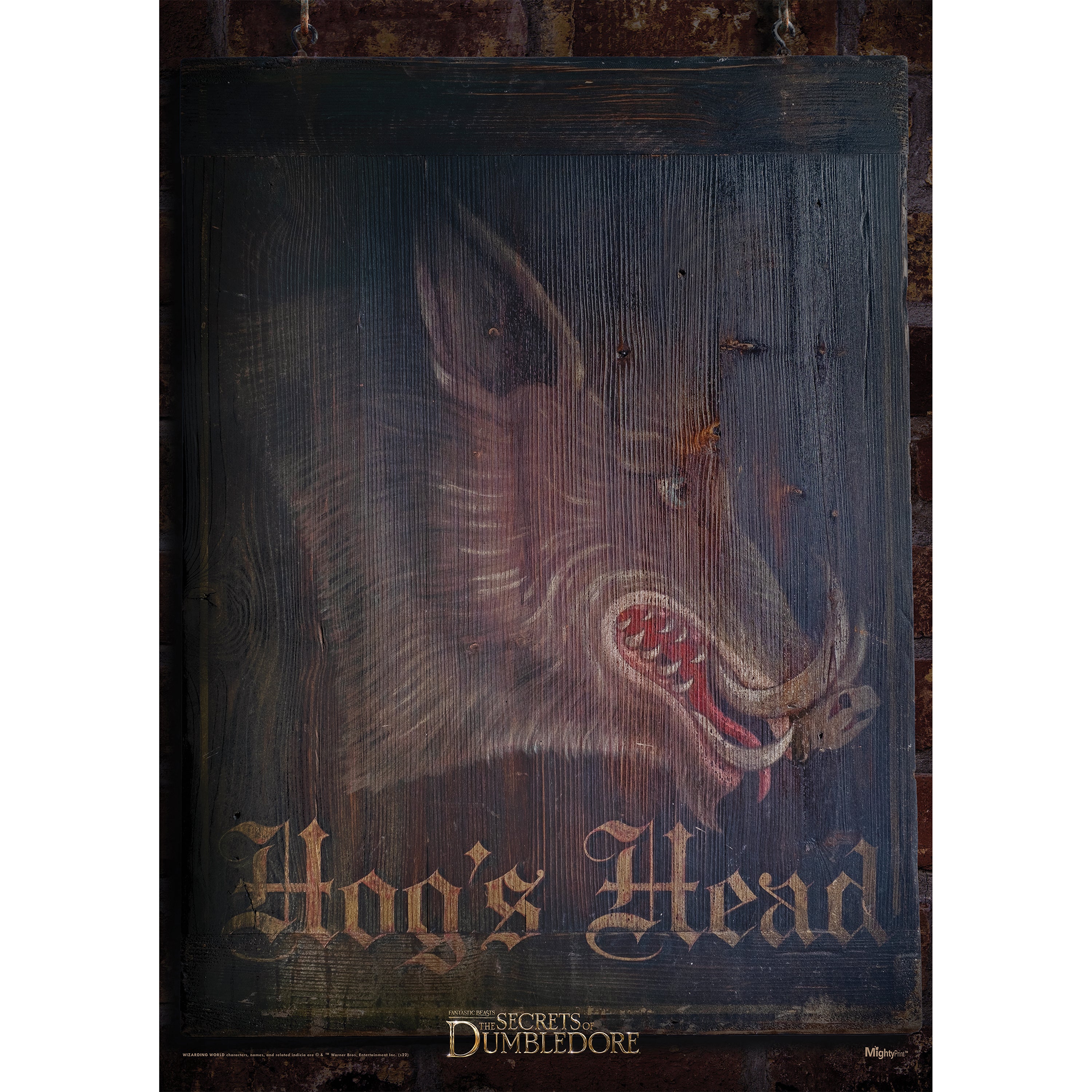 Fantastic Beasts: The Secrets of Dumbledore (Hogs Head Sign) MightyPrint™ Wall Art MP17240734