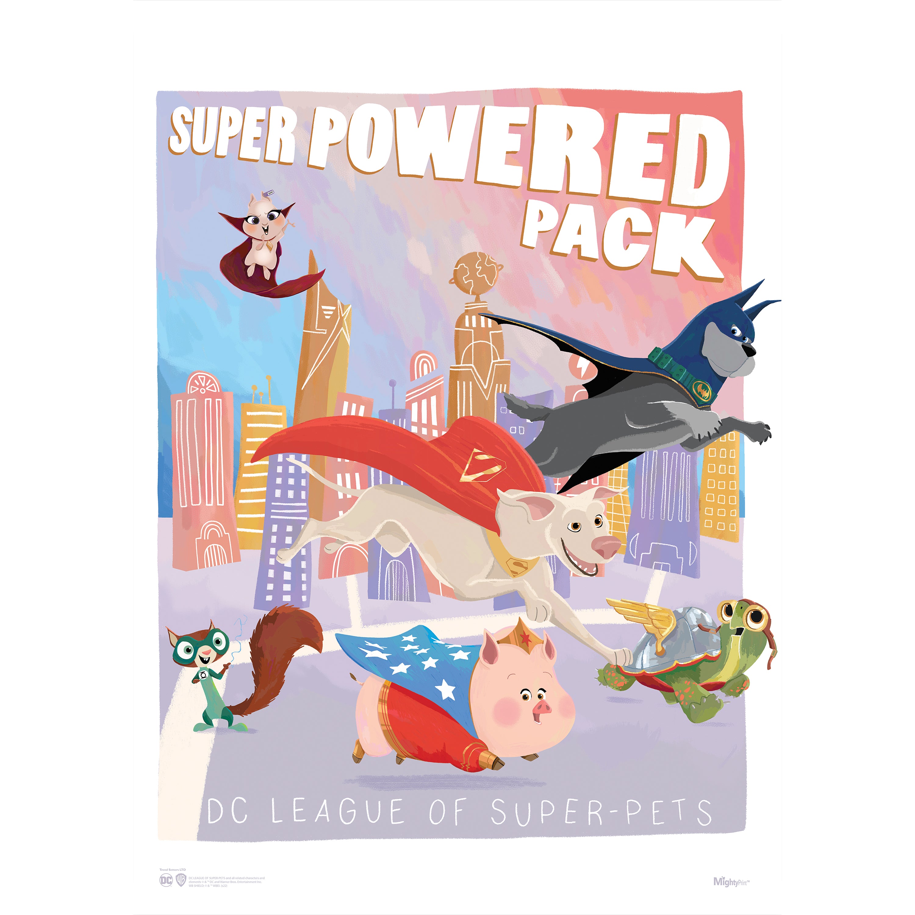 DC League of Super-Pets (Super Powered Pack) MightyPrint™ Wall Art MP17240738