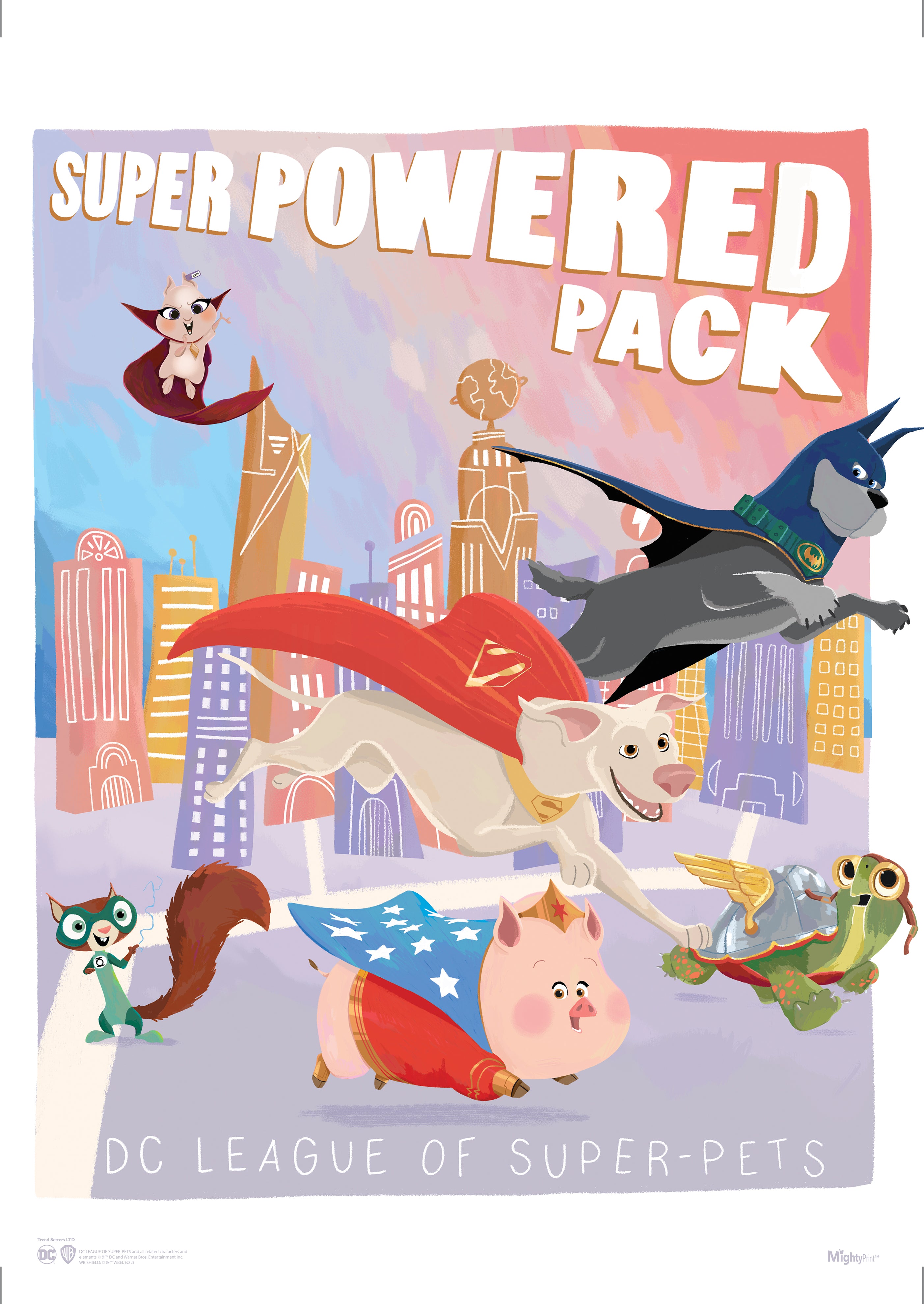 DC League of Super-Pets (Super Powered Pack) MightyPrint™ Wall Art MP17240738