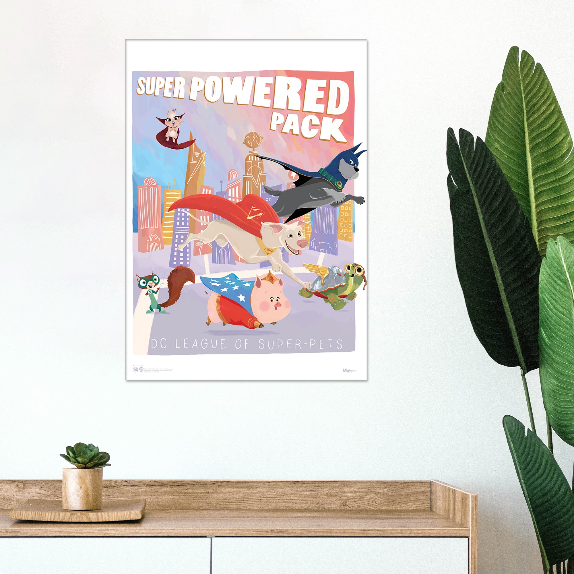 DC League of Super-Pets (Super Powered Pack) MightyPrint™ Wall Art MP17240738