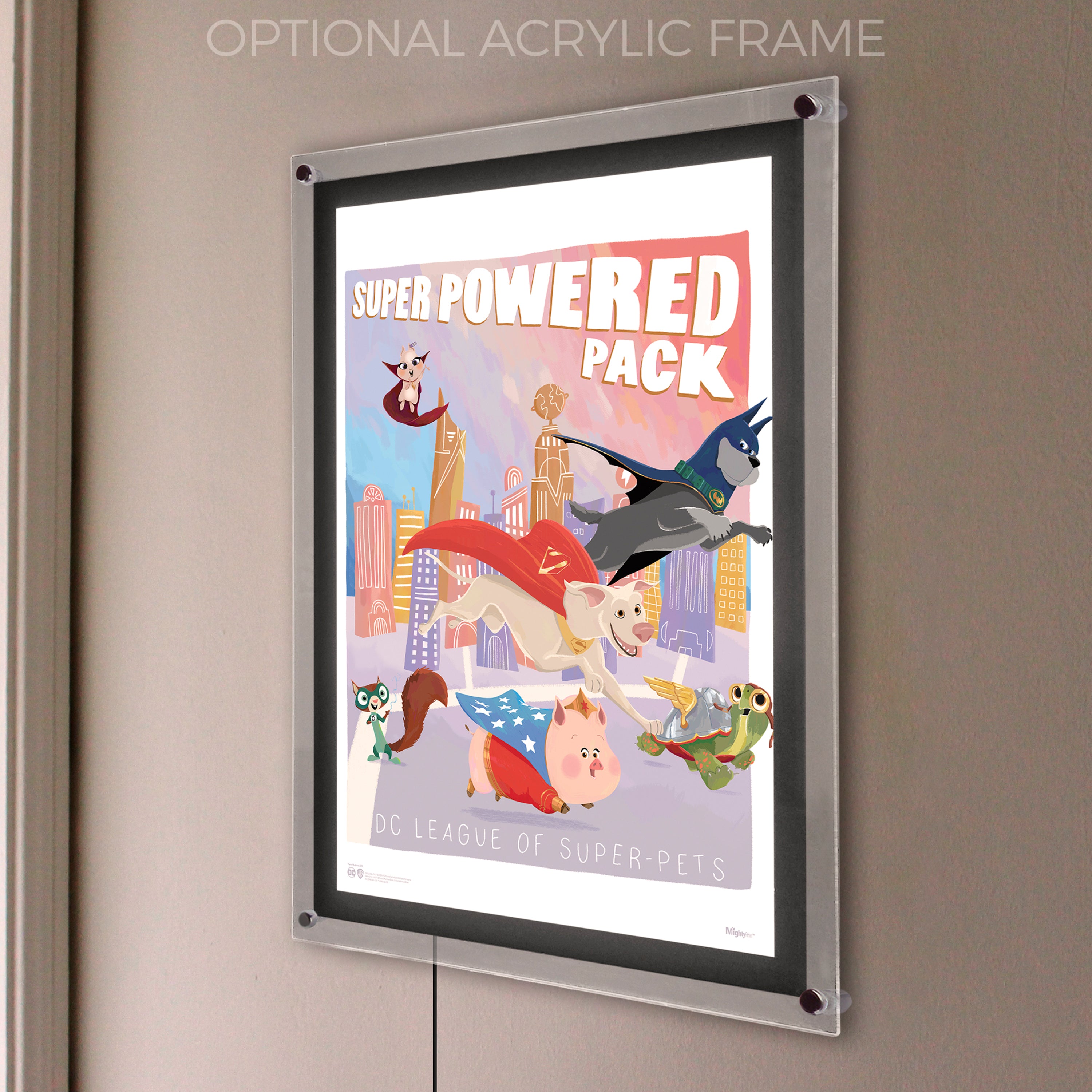 DC League of Super-Pets (Super Powered Pack) MightyPrint™ Wall Art MP17240738