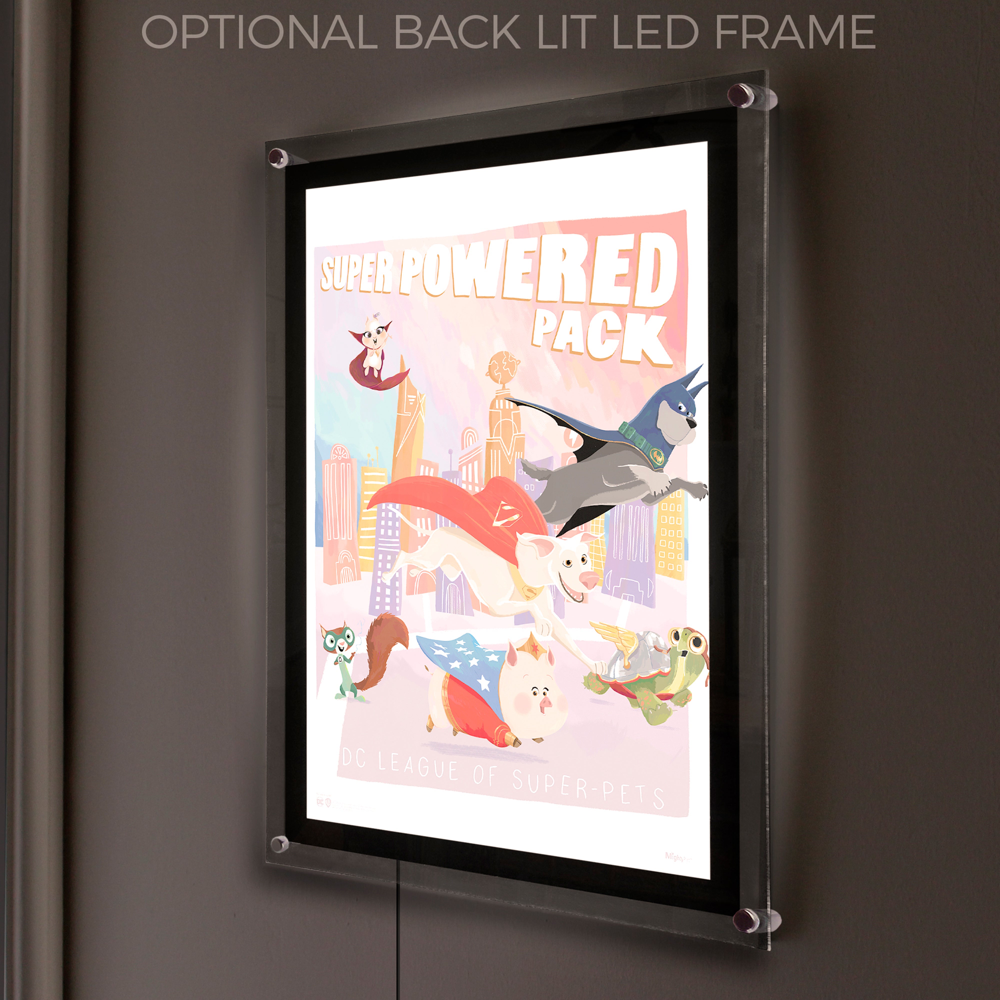 DC League of Super-Pets (Super Powered Pack) MightyPrint™ Wall Art MP17240738