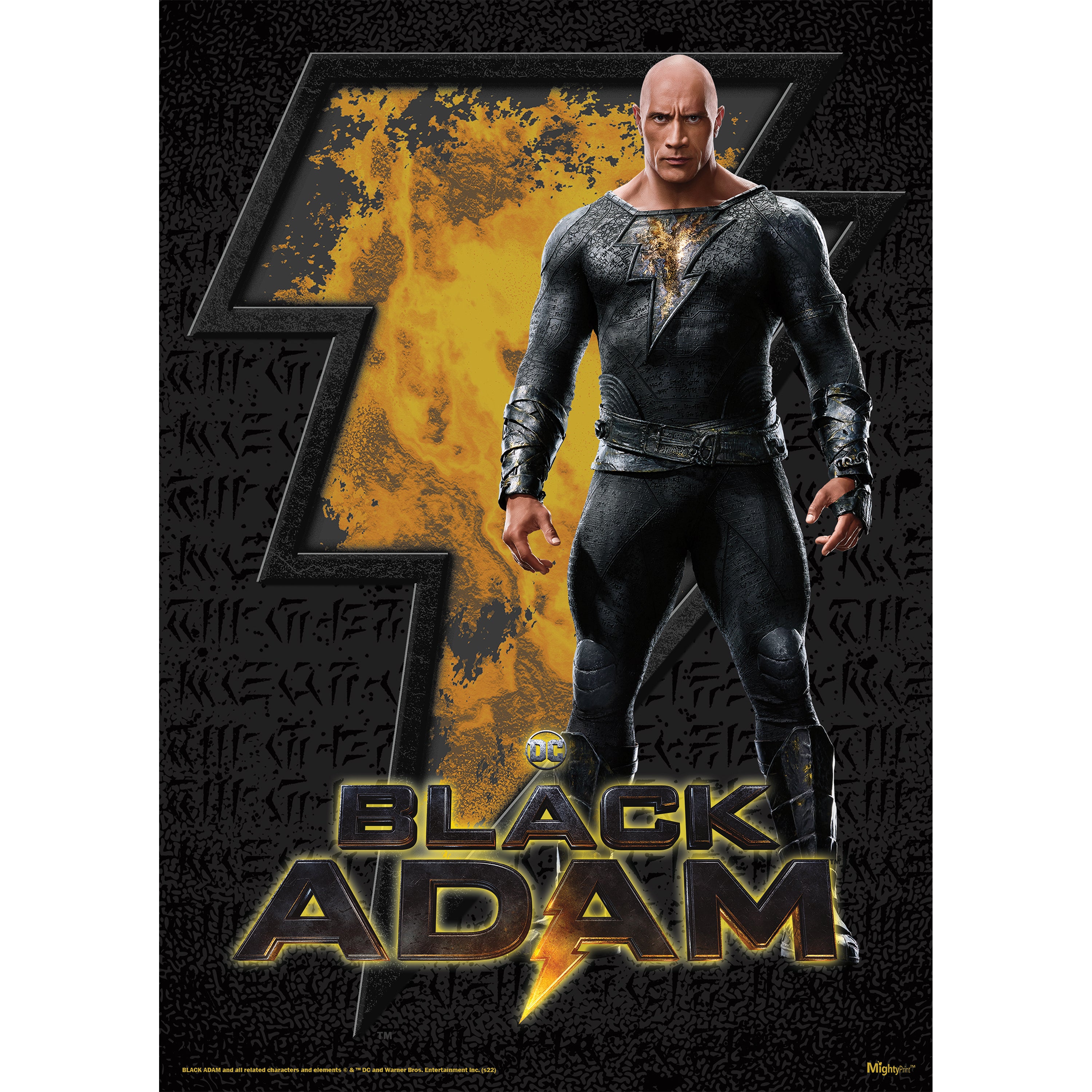 Black Adam (Black Adam and Logo) MightyPrint™ Wall Art MP17240752