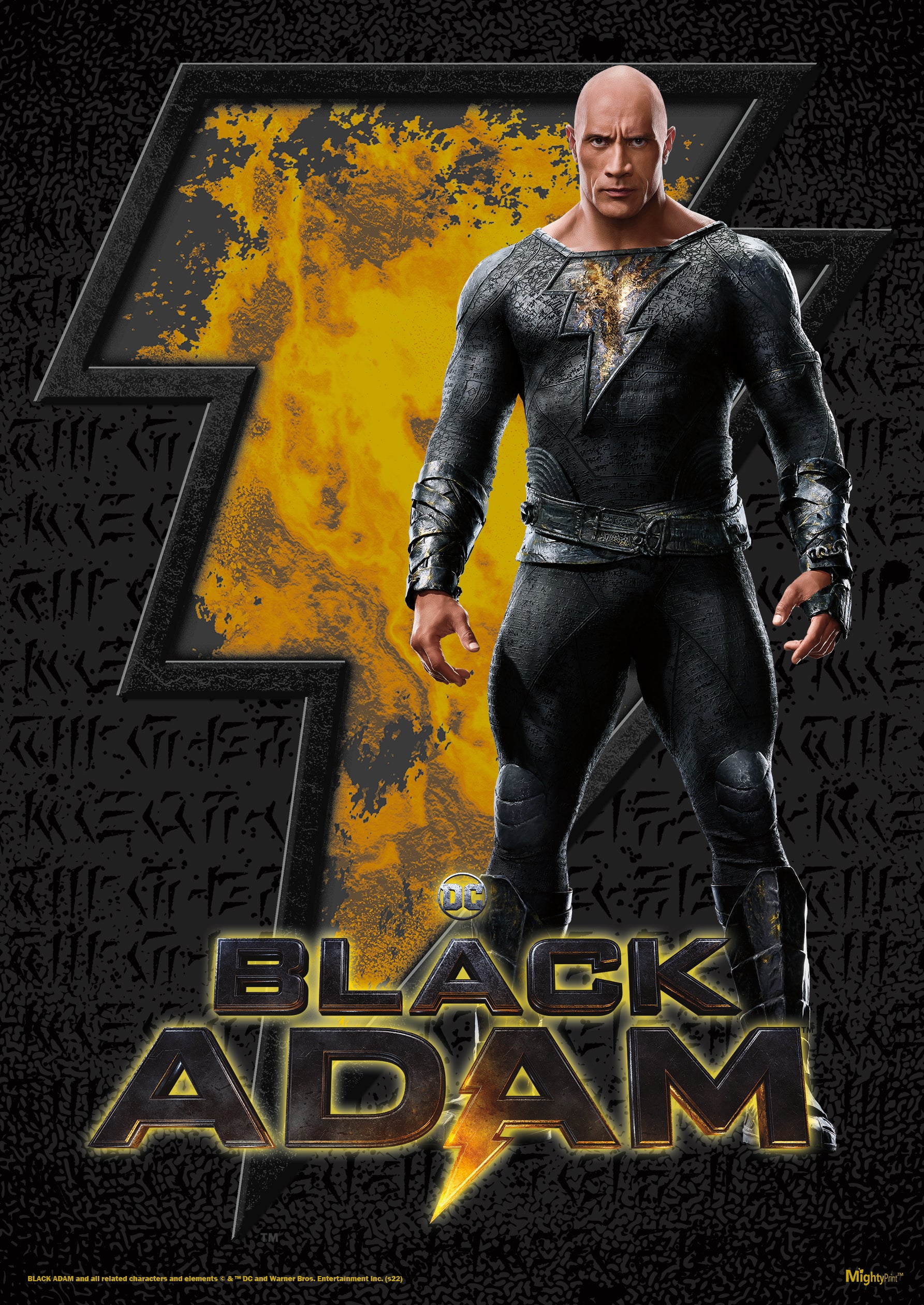 Black Adam (Black Adam and Logo) MightyPrint™ Wall Art MP17240752