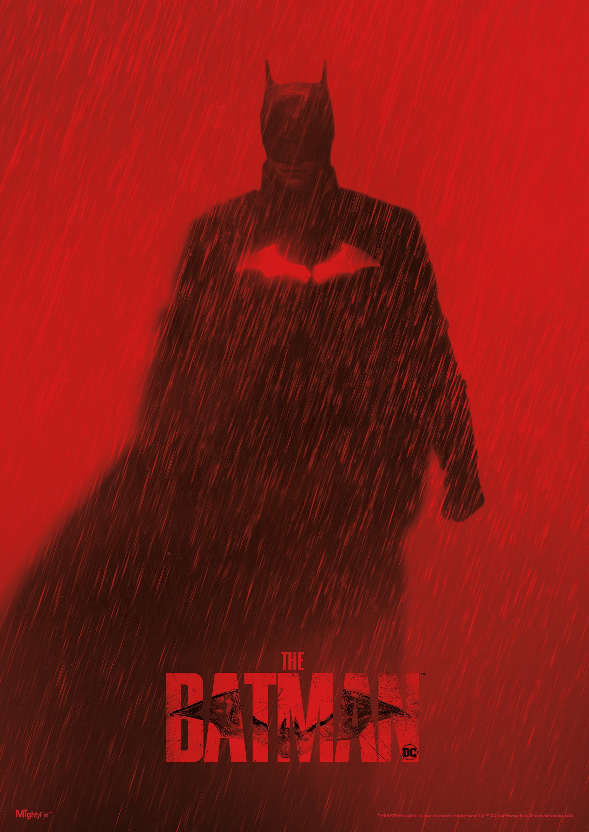 The Batman (The Batman in Red Rain) MightyPrint™ Wall Art COMIC CON EXCLUSIVE 2022 MP17240755