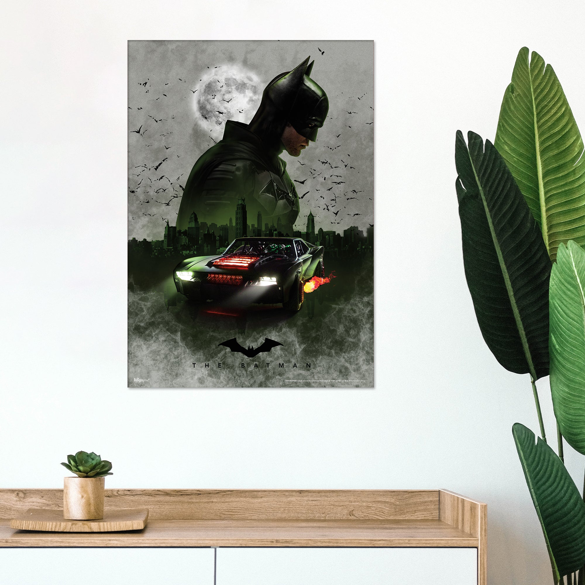 The Batman (Smoke & Bats) MightyPrint™ Wall Art MP17240756