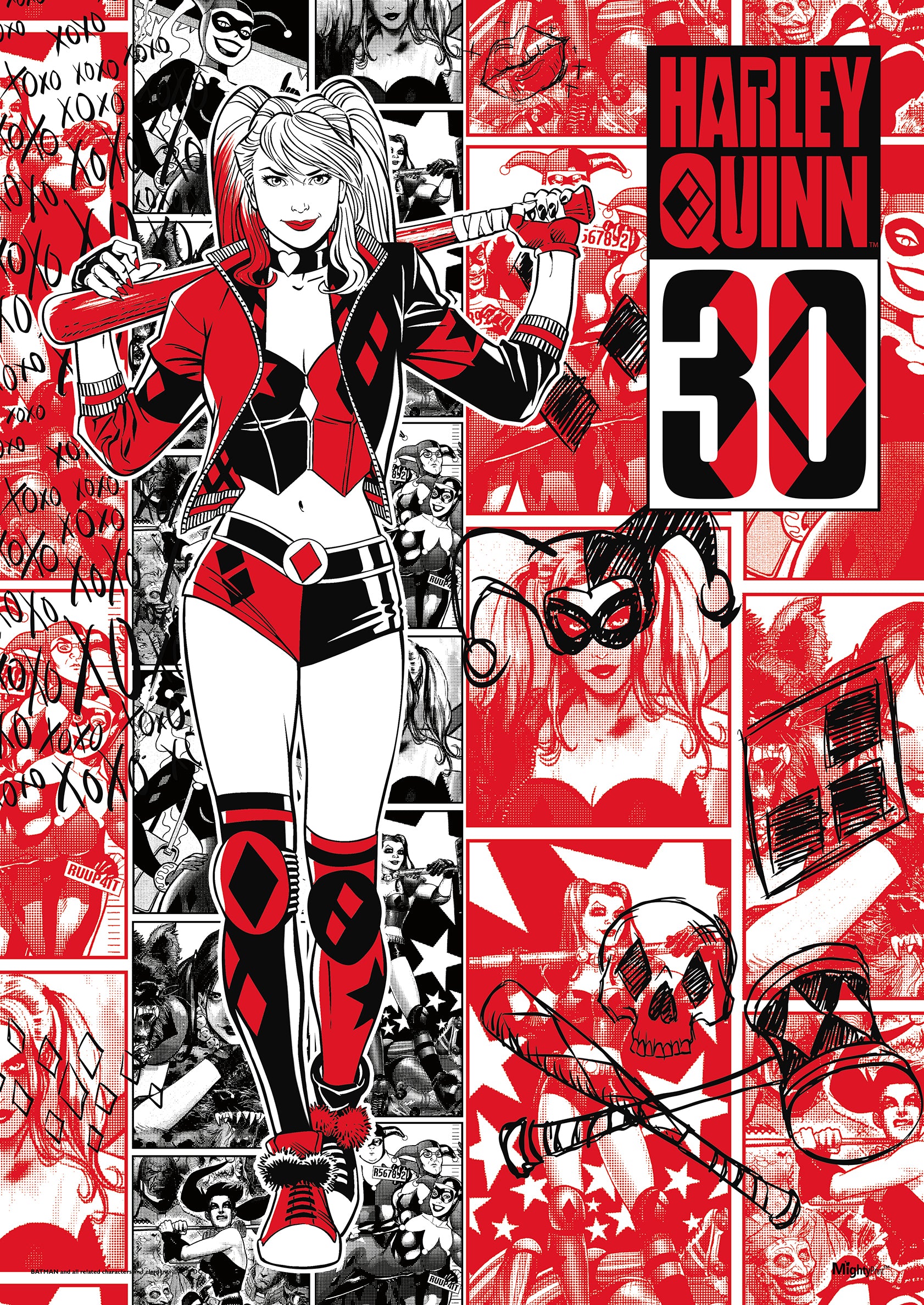 DC Comics (Harley Quinn - 30th Anniversary) MightyPrint™ Wall Art MP17240765