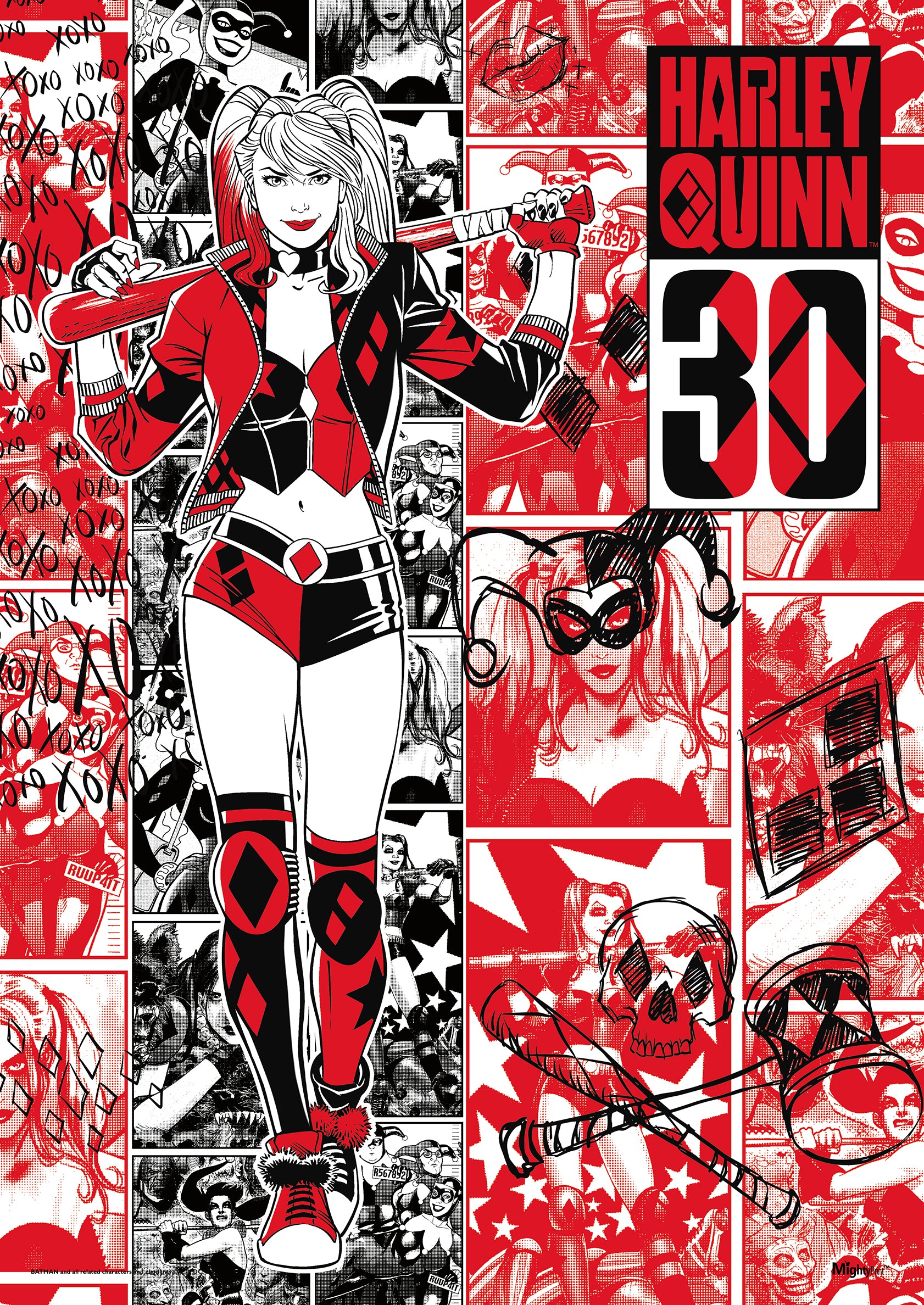 DC Comics (Harley Quinn - 30th Anniversary) MightyPrint™ Wall Art MP17240765