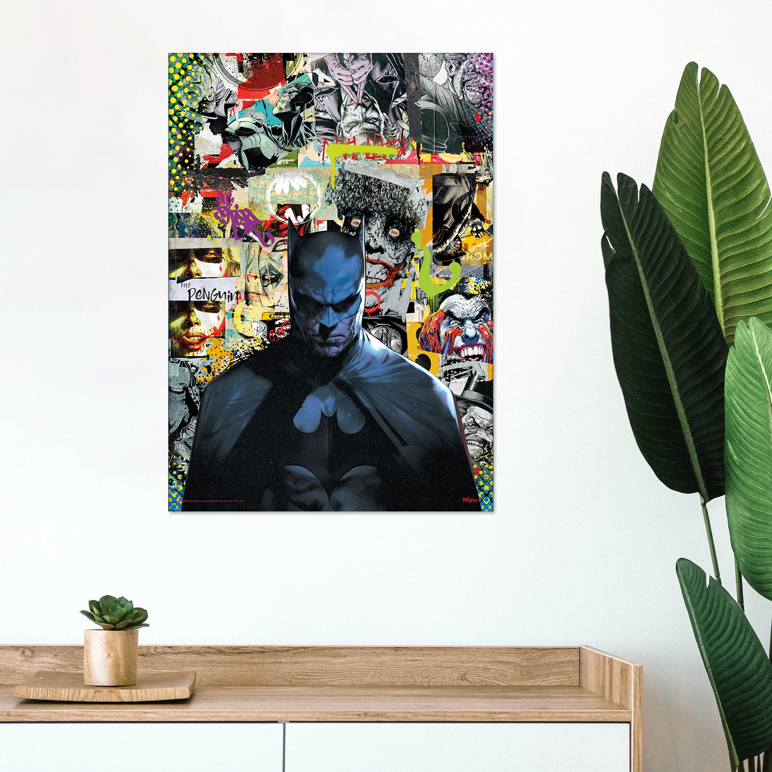 DC Comics (Batman - Collage of Enemies) MightyPrint™ Wall Art MP17240766