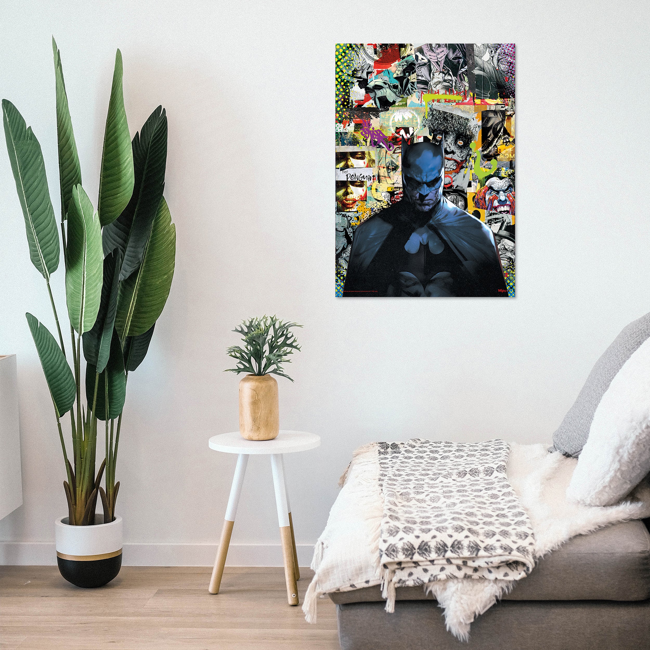 DC Comics (Batman - Collage of Enemies) MightyPrint™ Wall Art MP17240766