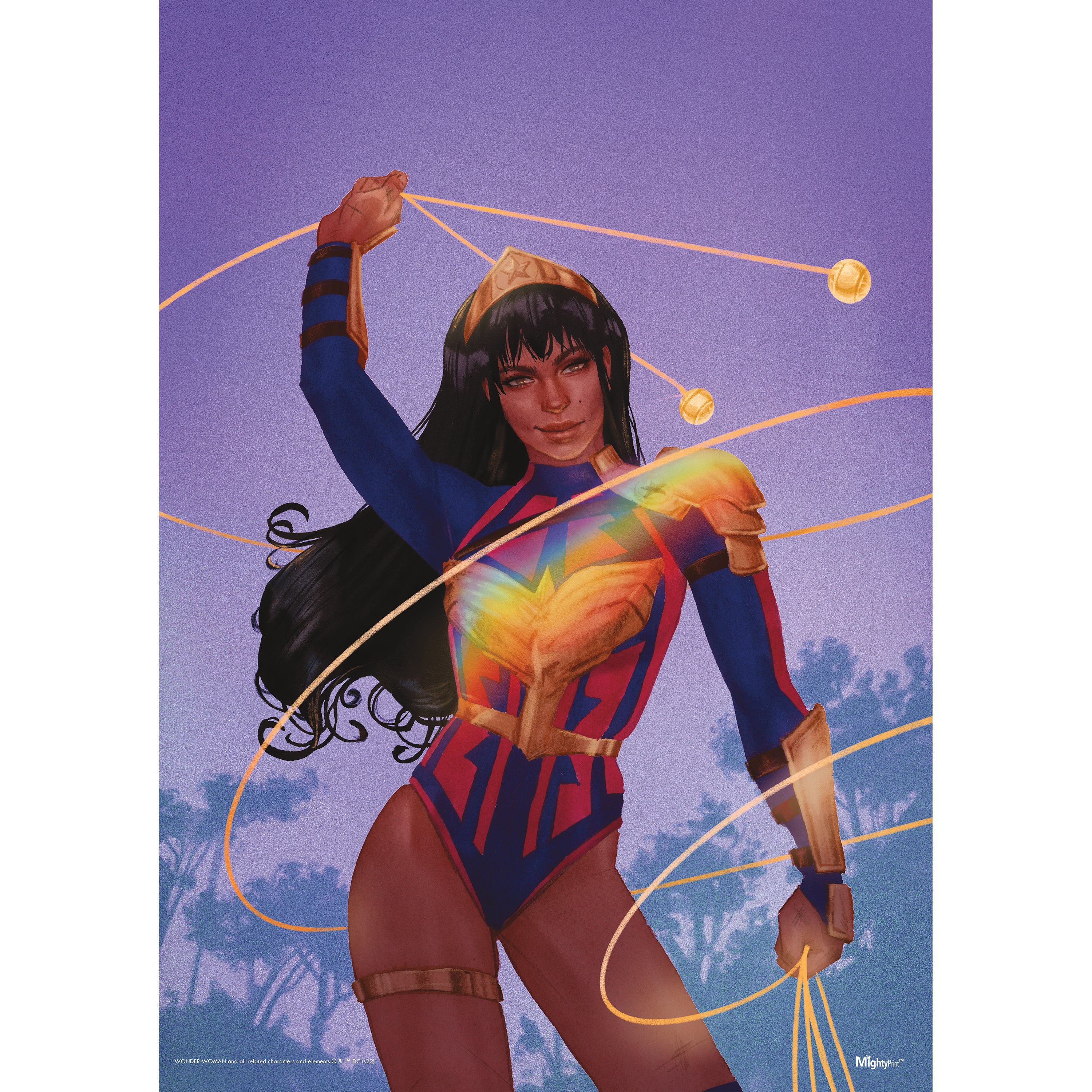 DC Comics (Wonder Woman - Pride) MightyPrint™ Wall Art MP17240772