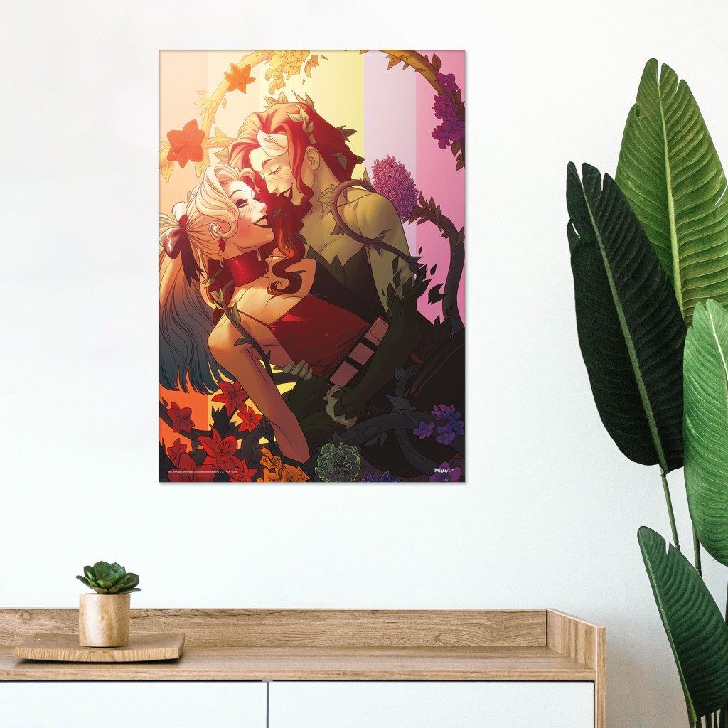 DC Comics (Harley Quinn and Poison Ivy - Pride) MightyPrint™ Wall Art MP17240775