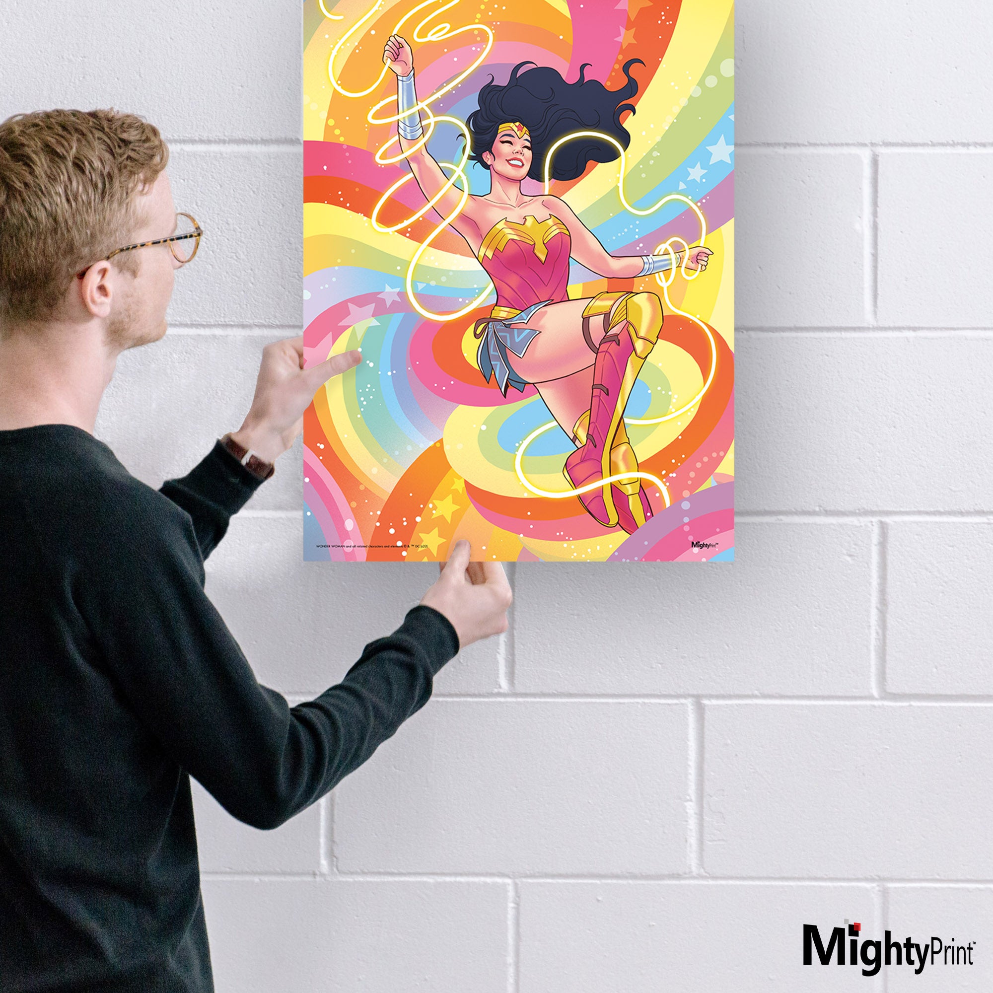 DC Comics (Wonder Woman - Pride) MightyPrint™ Wall Art MP17240776
