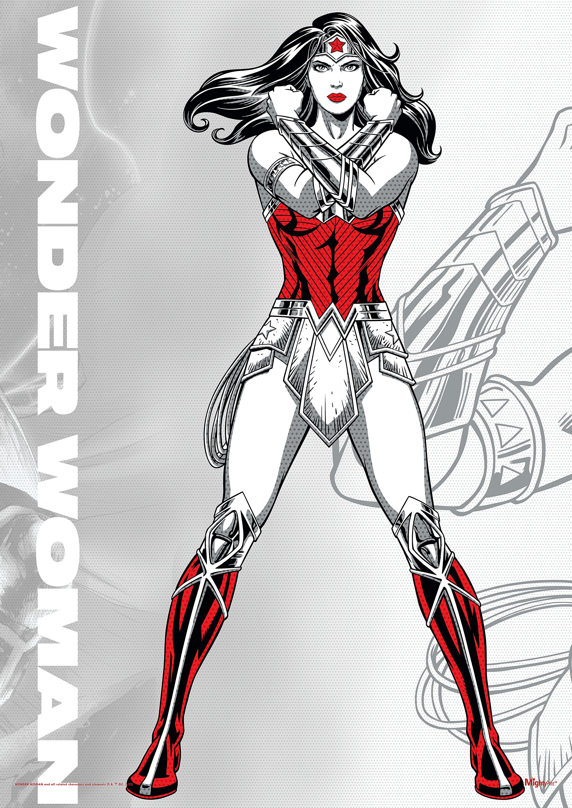 DC Comics (Wonder Woman - Legendary Part 2) MightyPrint™ Wall Art MP17240799