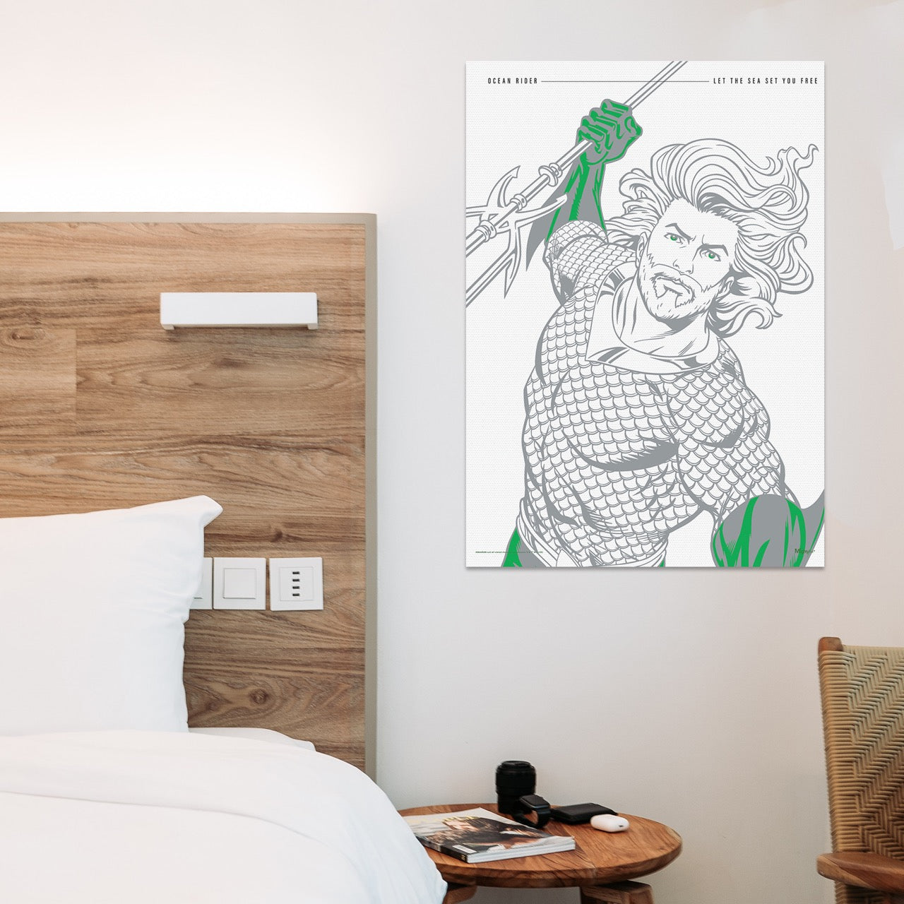 DC Comics (Aquaman - Legendary Part 3) MightyPrint™ Wall Art MP17240806