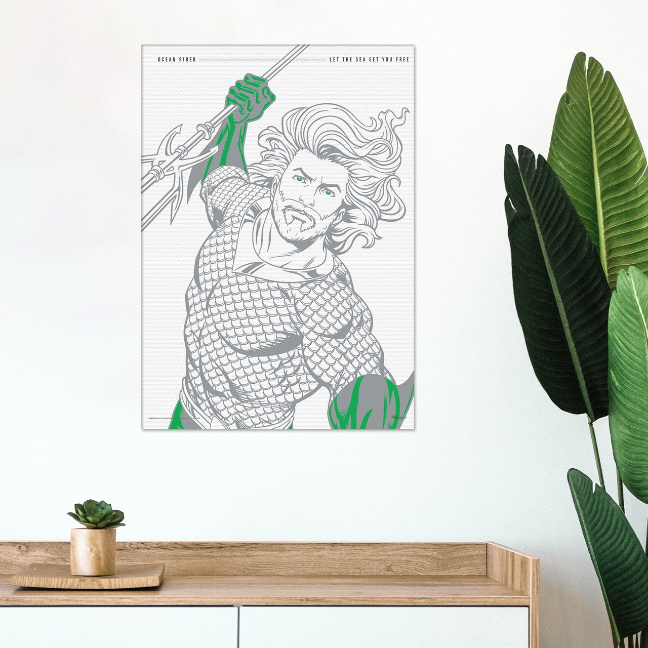 DC Comics (Aquaman - Legendary Part 3) MightyPrint™ Wall Art MP17240806