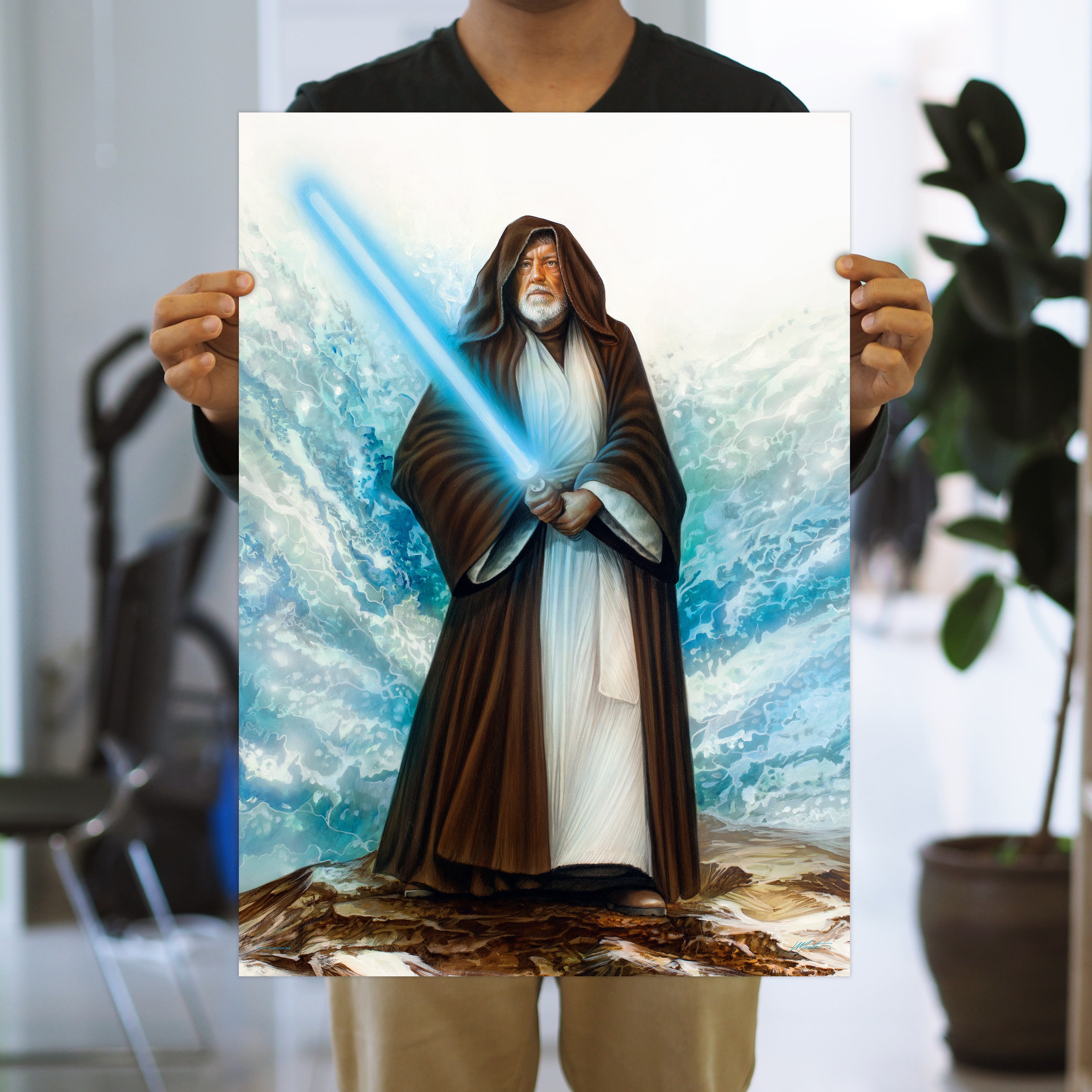 Star Wars (The Jedi Master by Monte Moore) MightyPrint™ Wall Art MP17240821