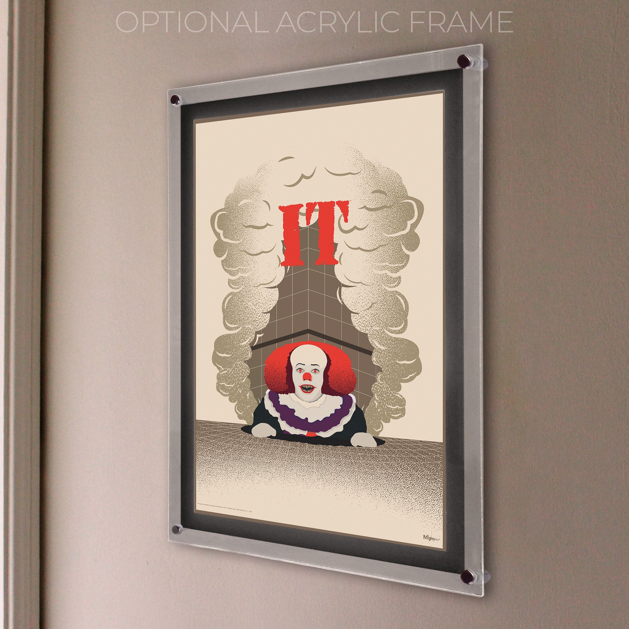 IT: The 1990 Series (Vintage Pennywise) MightyPrint™ Wall Art MP17240825